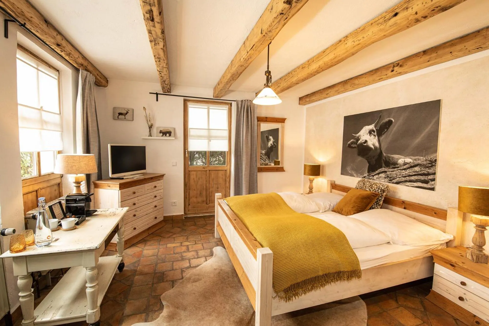 Bed in Landhaus Diedert