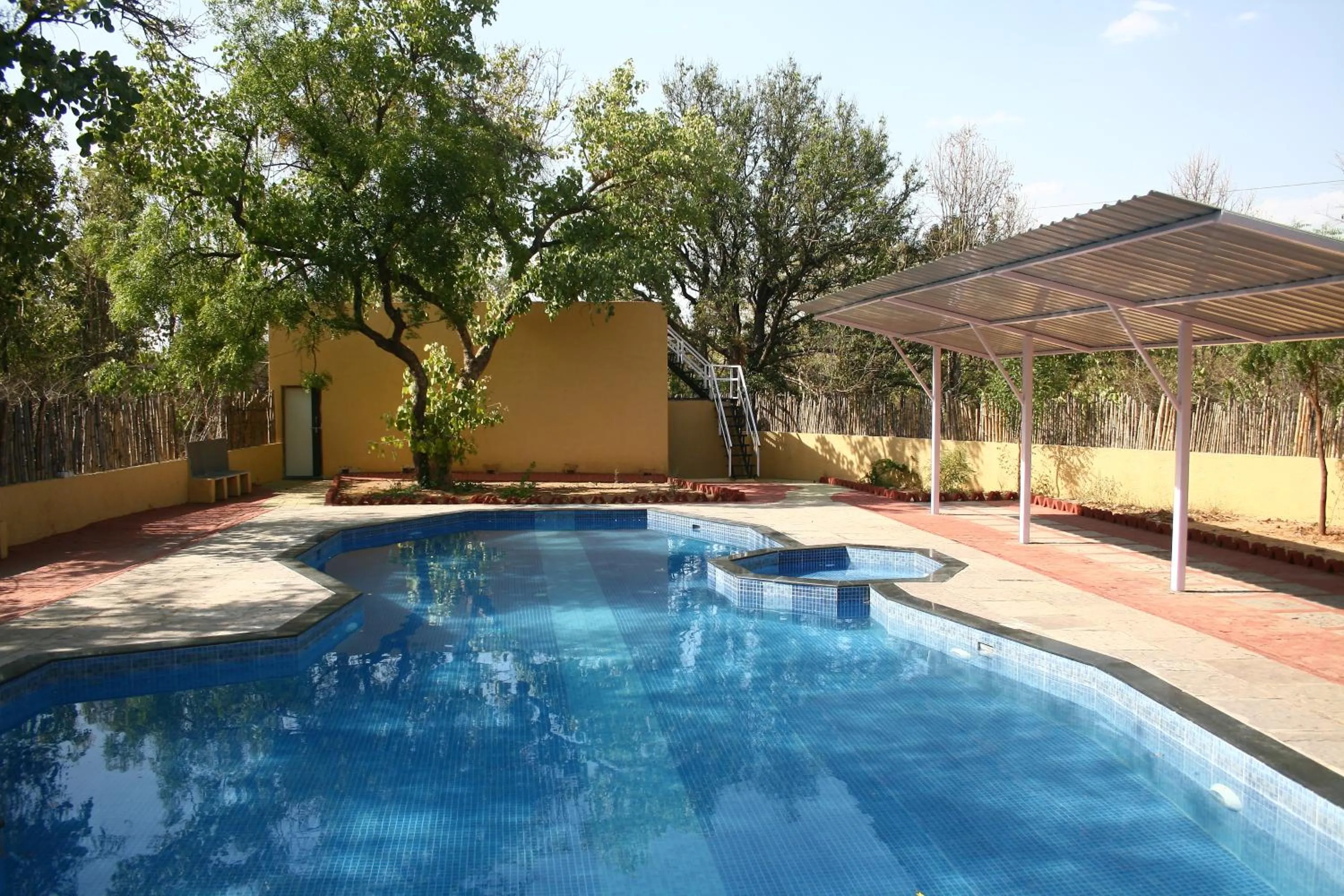 Pool view in Baaz Jungle Resort