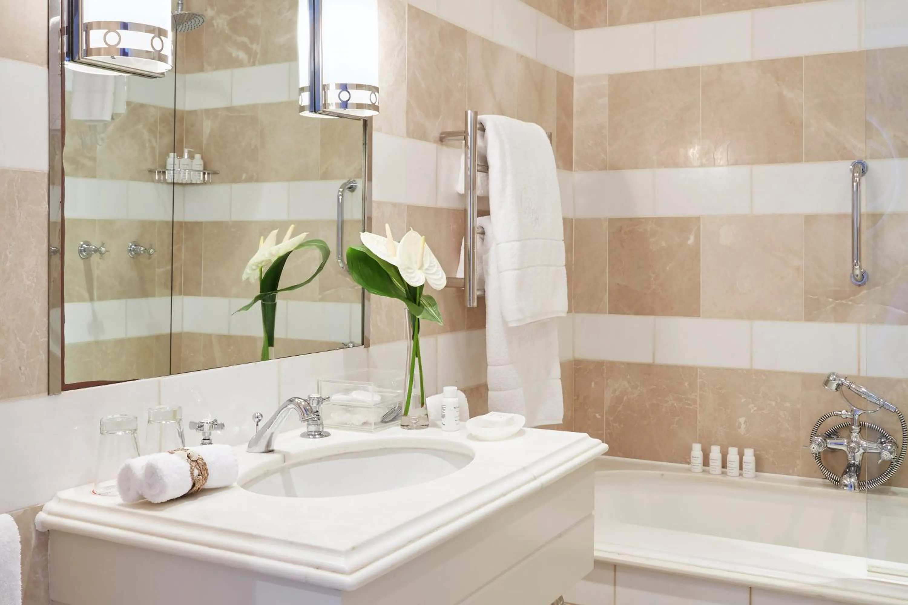 Bathroom in The Oyster Box