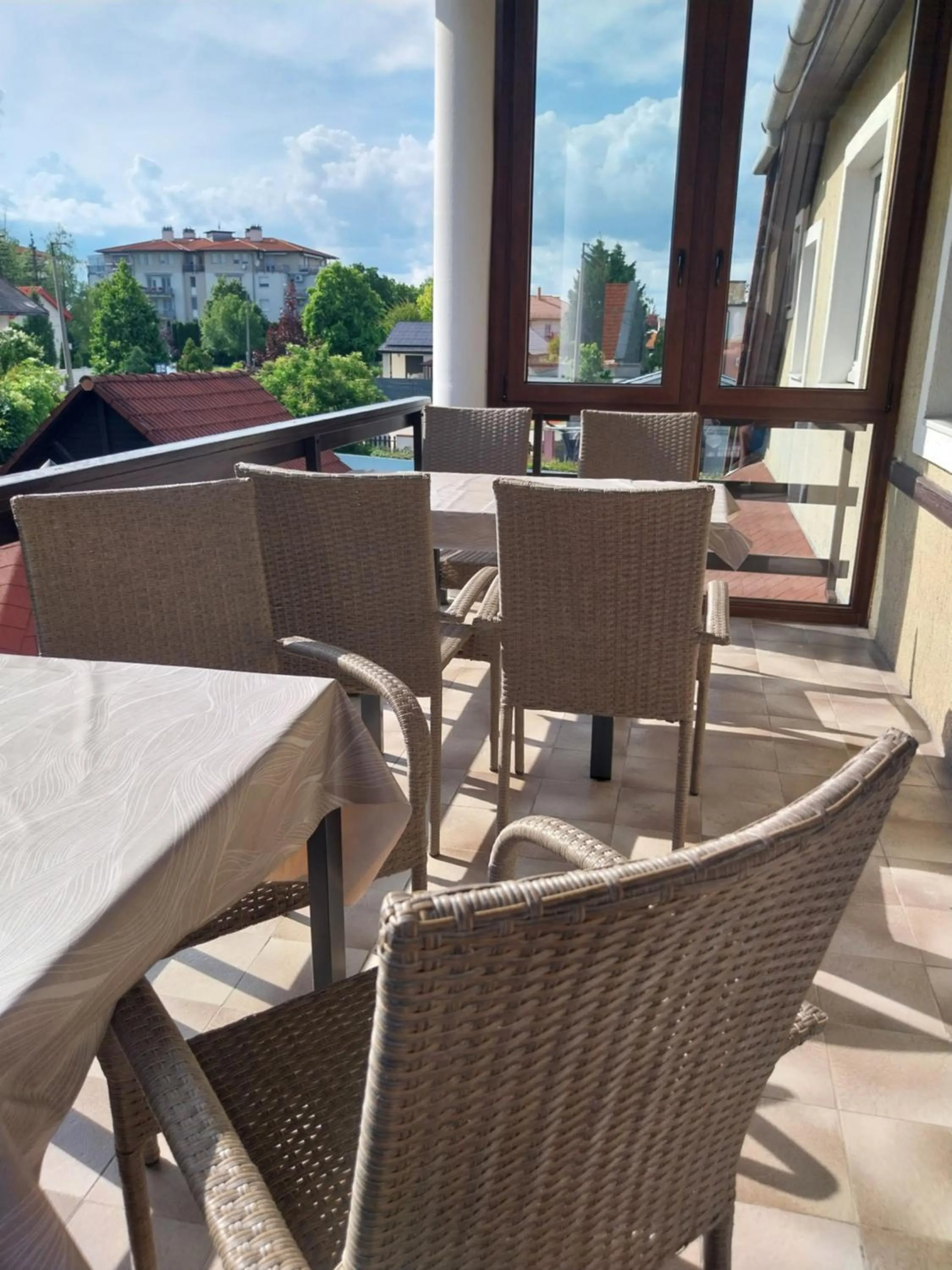 Balcony/Terrace in See Vendégház - Siófok