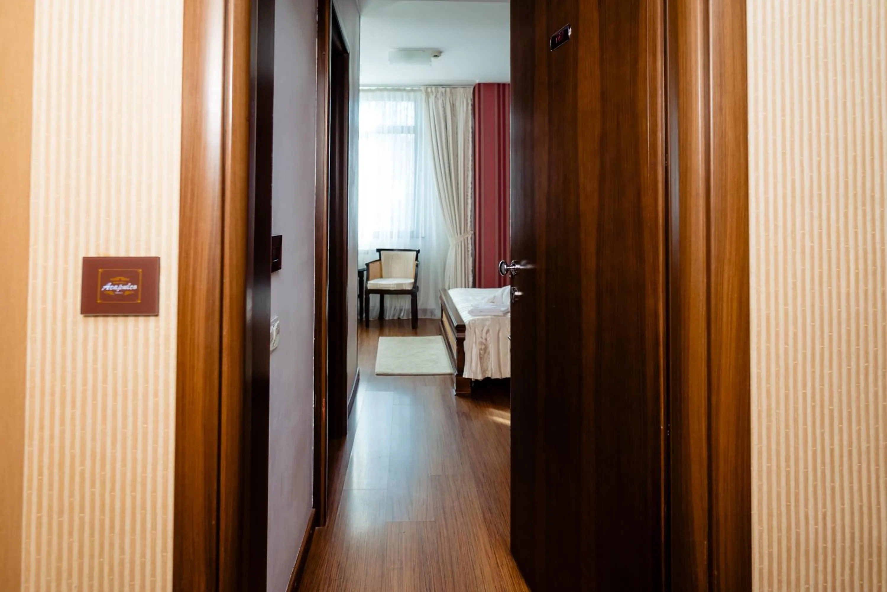 Bed in Acapulco Hotel