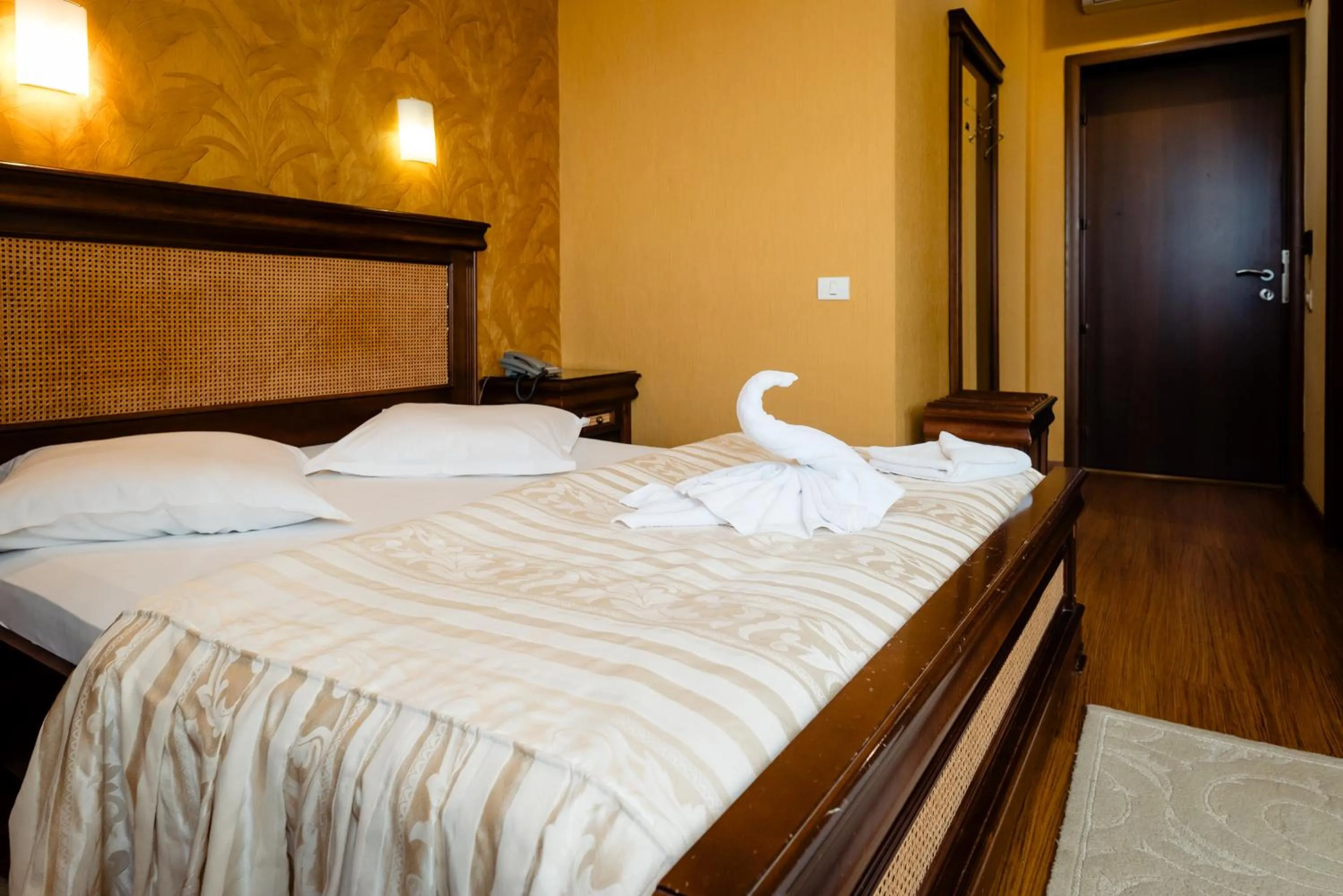 Bed in Acapulco Hotel