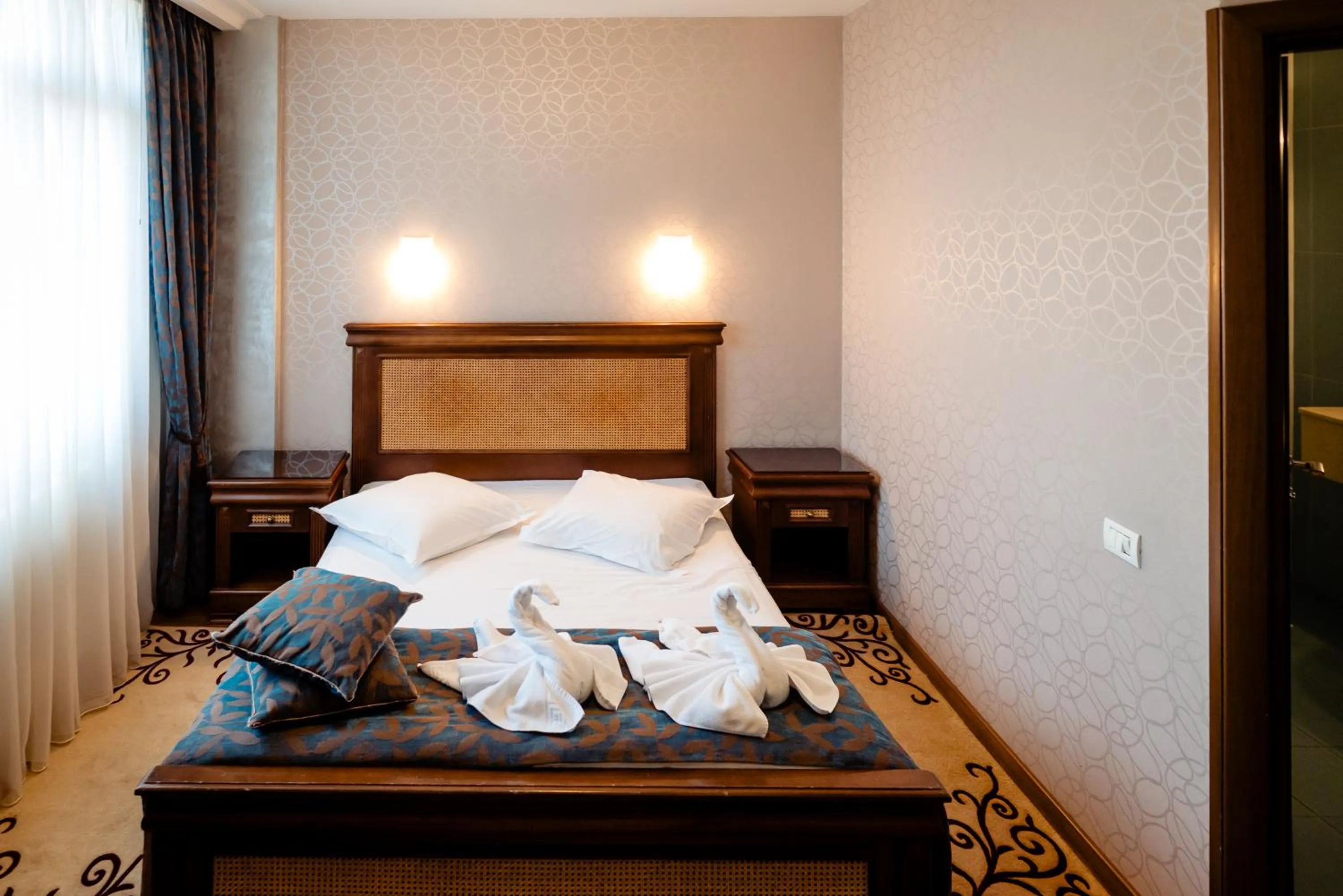 Bed in Acapulco Hotel