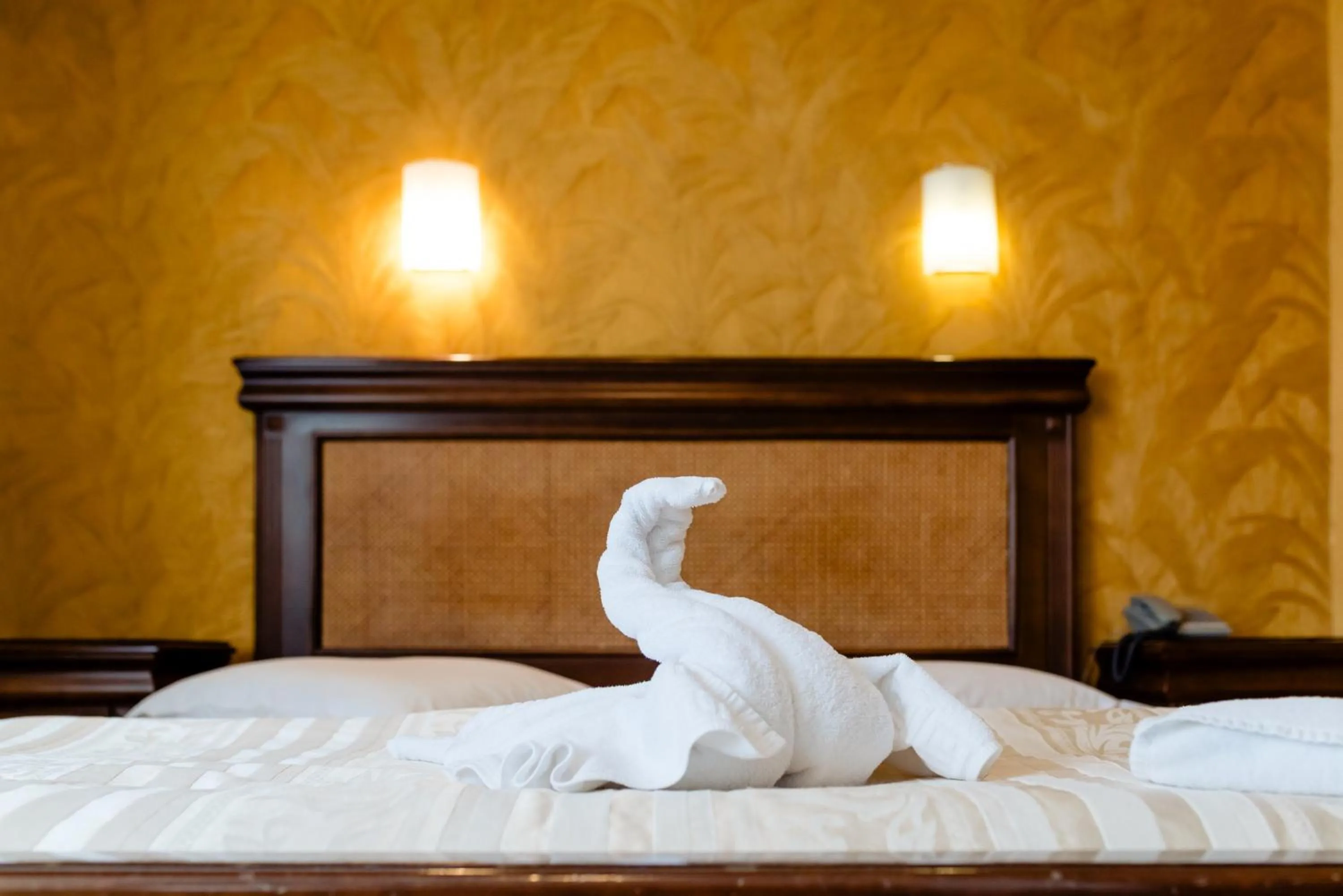 Bed in Acapulco Hotel