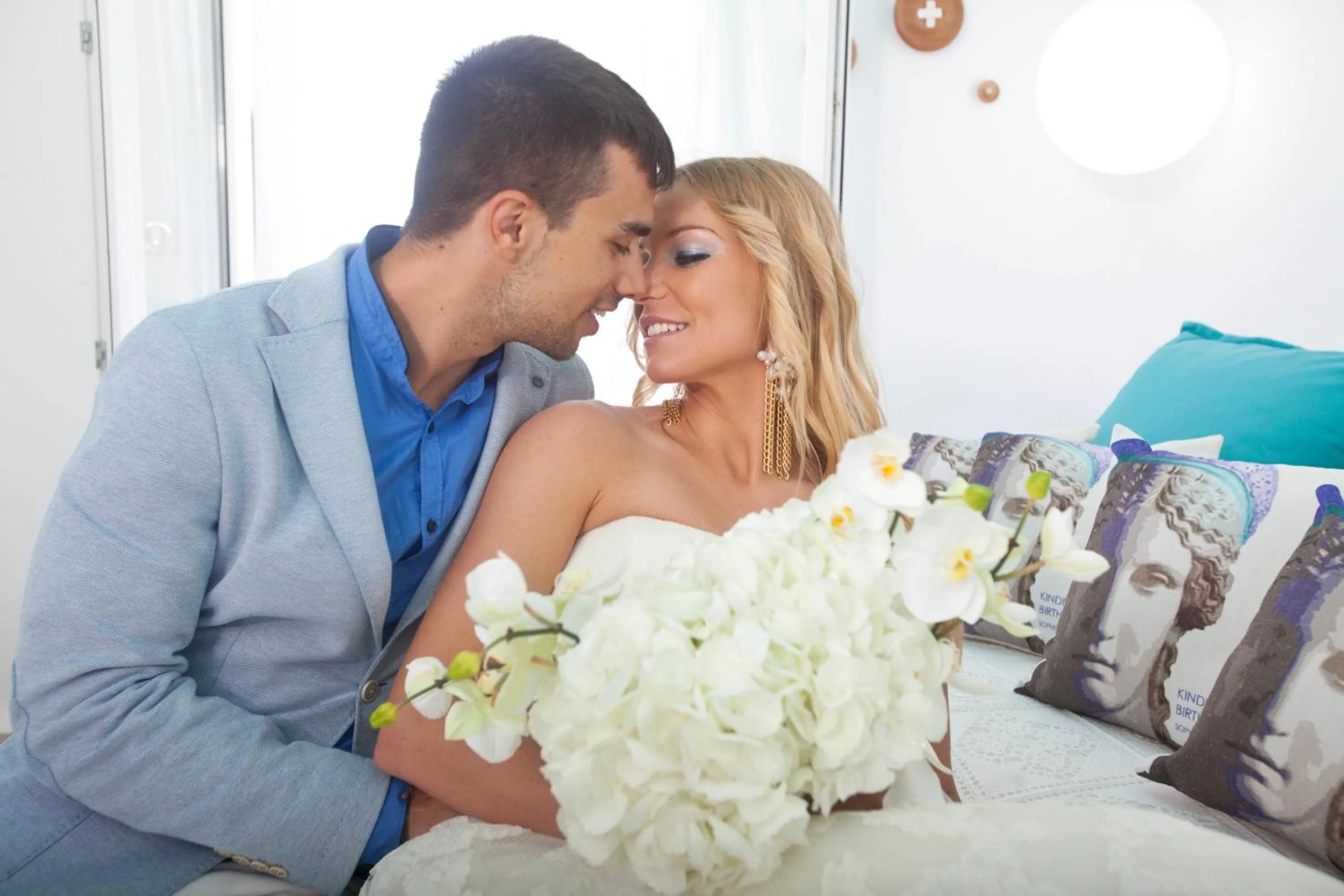 Bed in Golden Sun Hotel