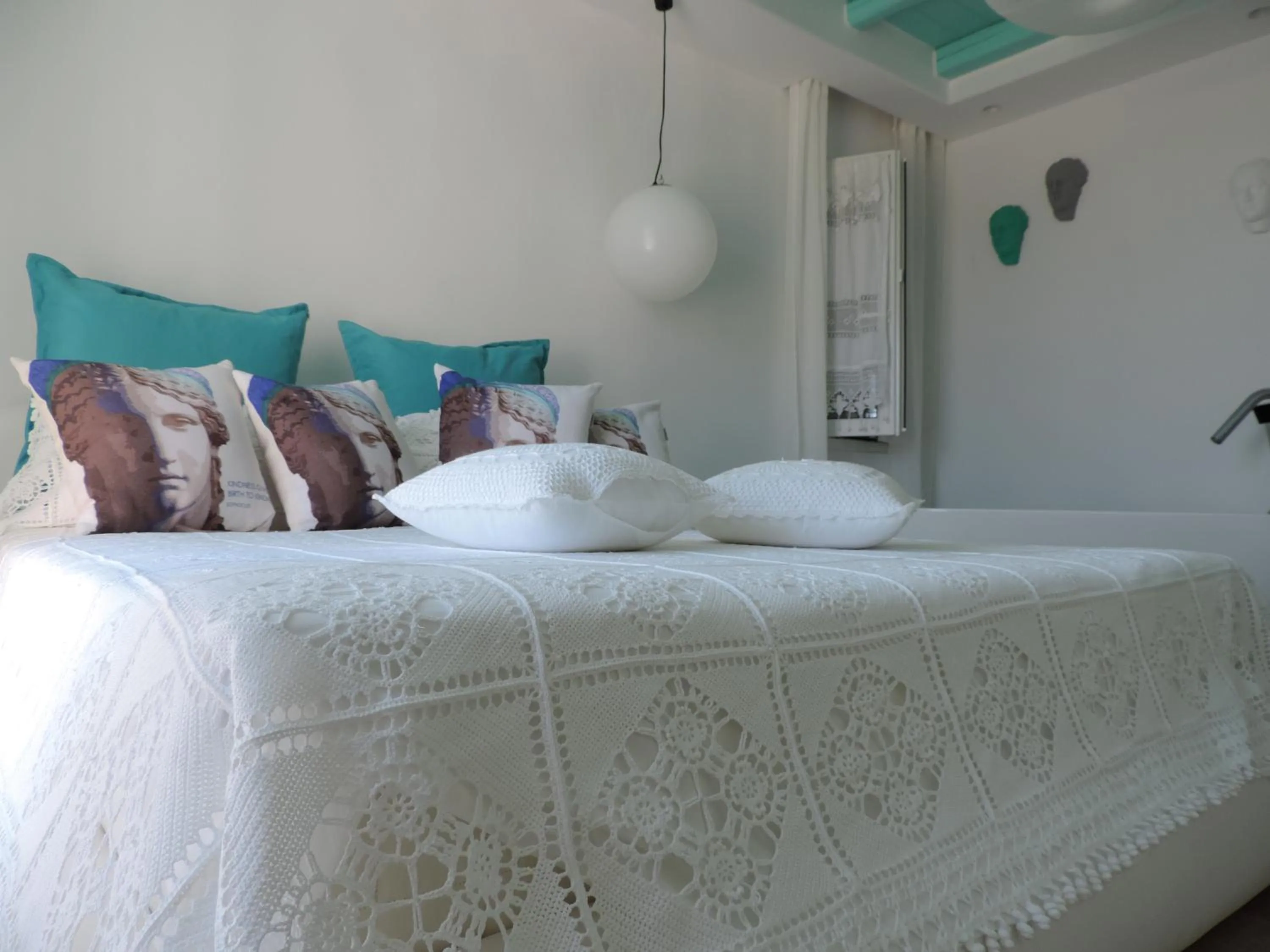 Bed in Golden Sun Hotel