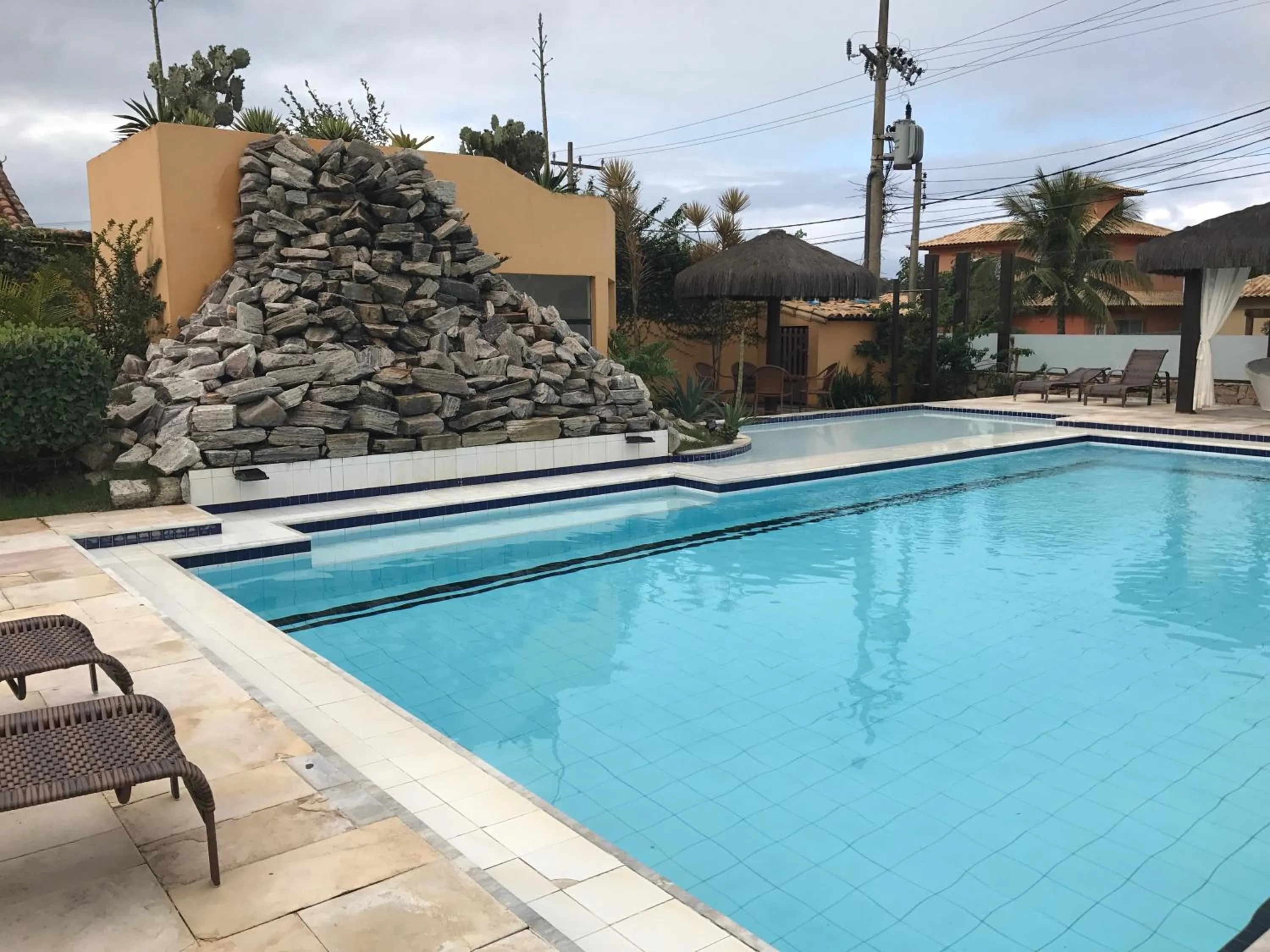Pool view in Pousada Casa do Catavento