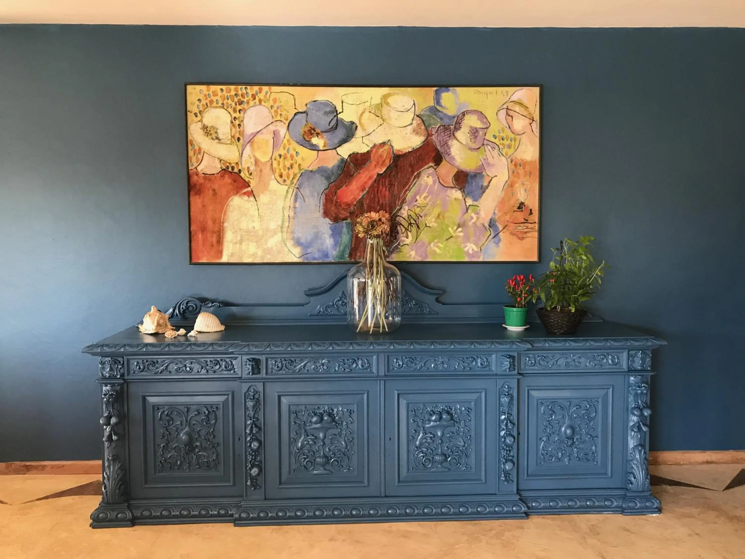 Decorative detail in Pousada Casa do Catavento