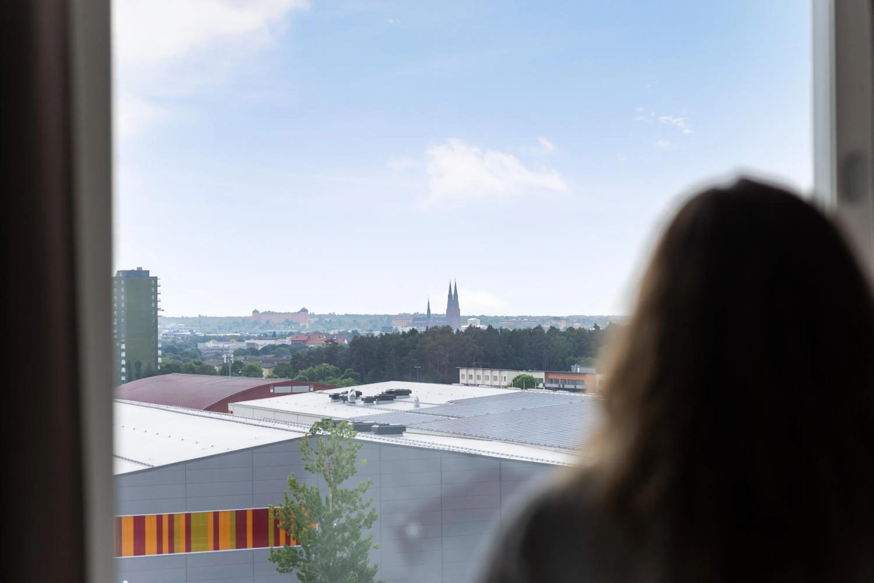 View (from property/room) in ArenaHotellet i Uppsala