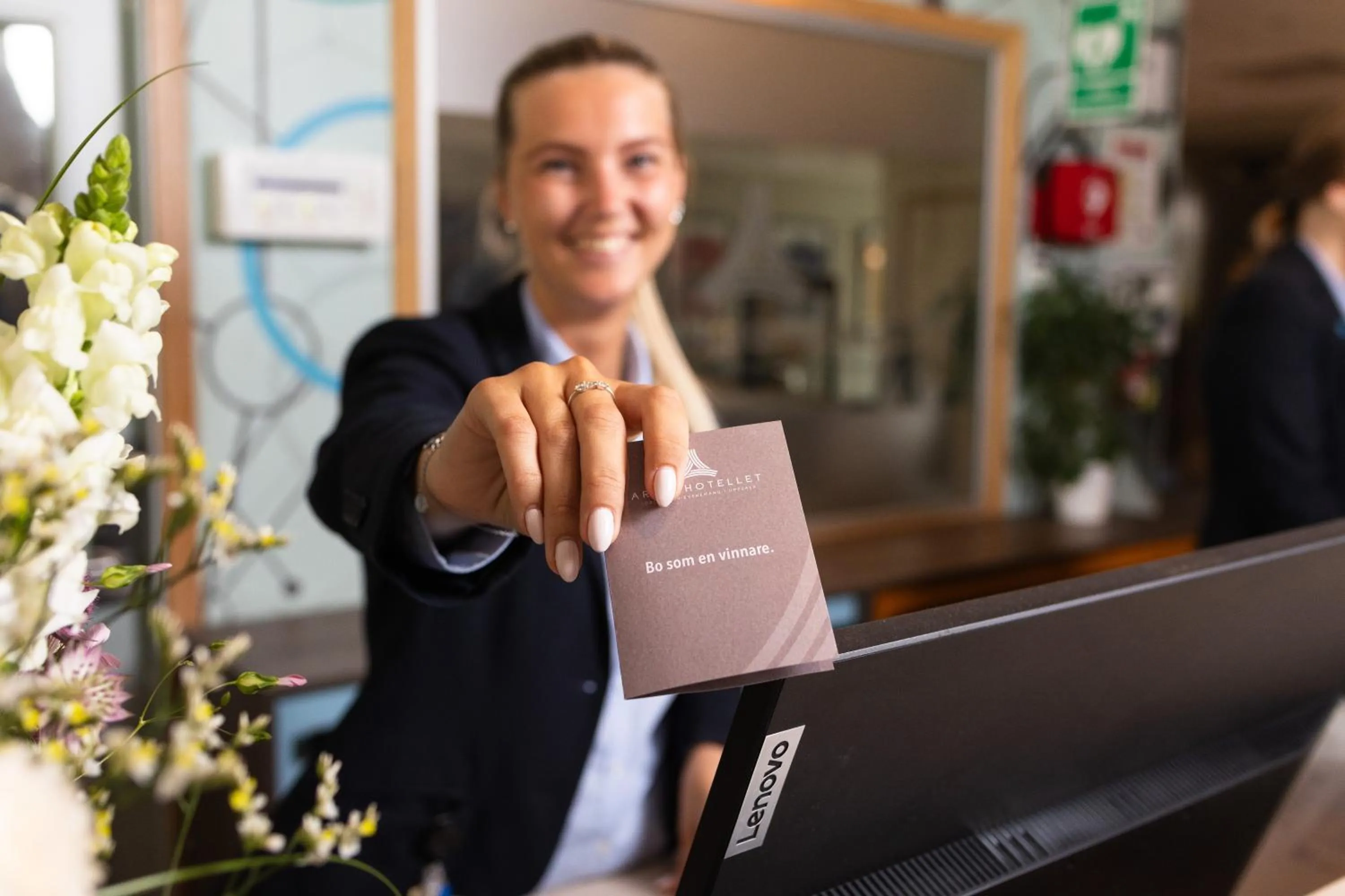 Lobby or reception in ArenaHotellet i Uppsala