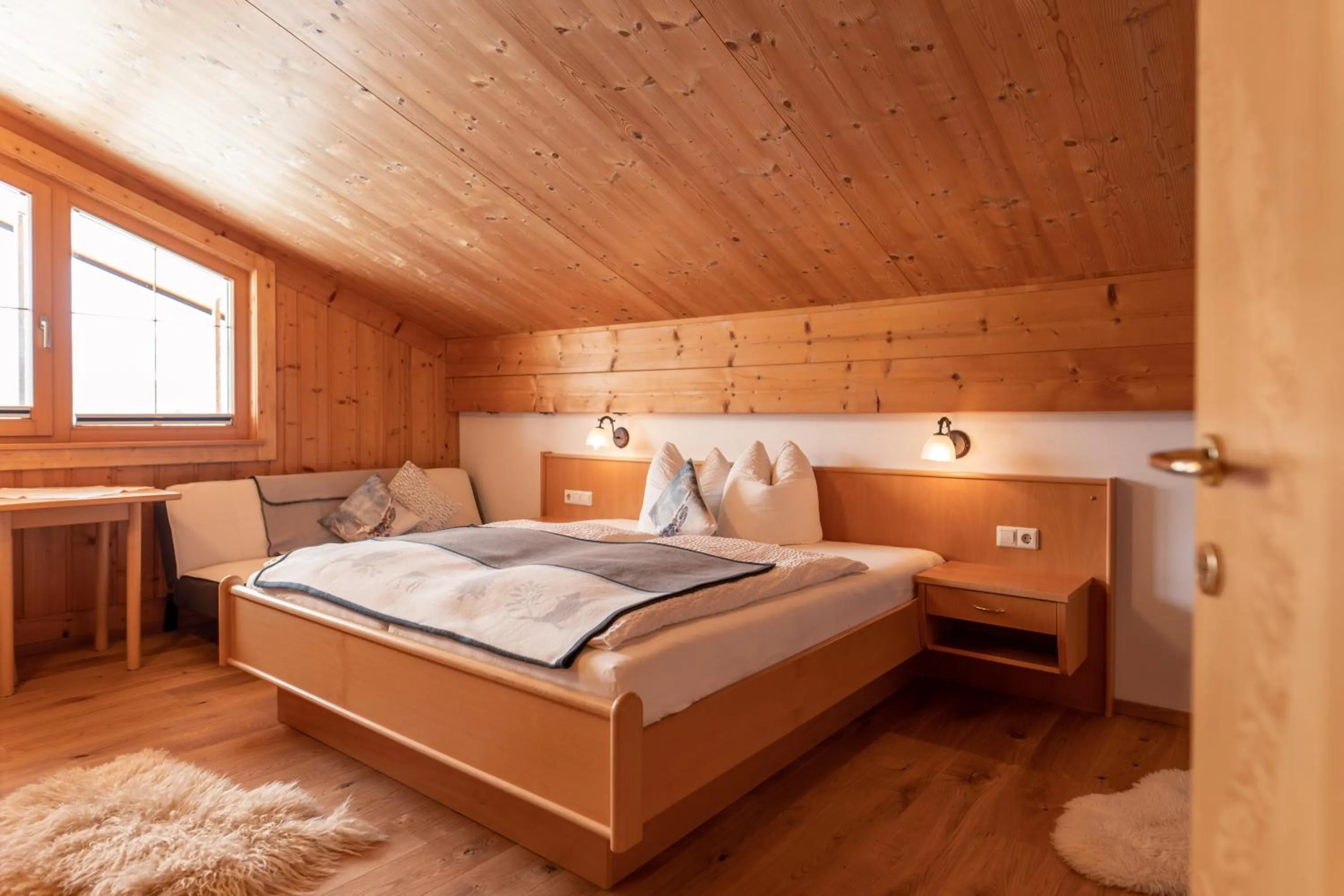 Bedroom, Bed in Wellnesshaus Reichelt