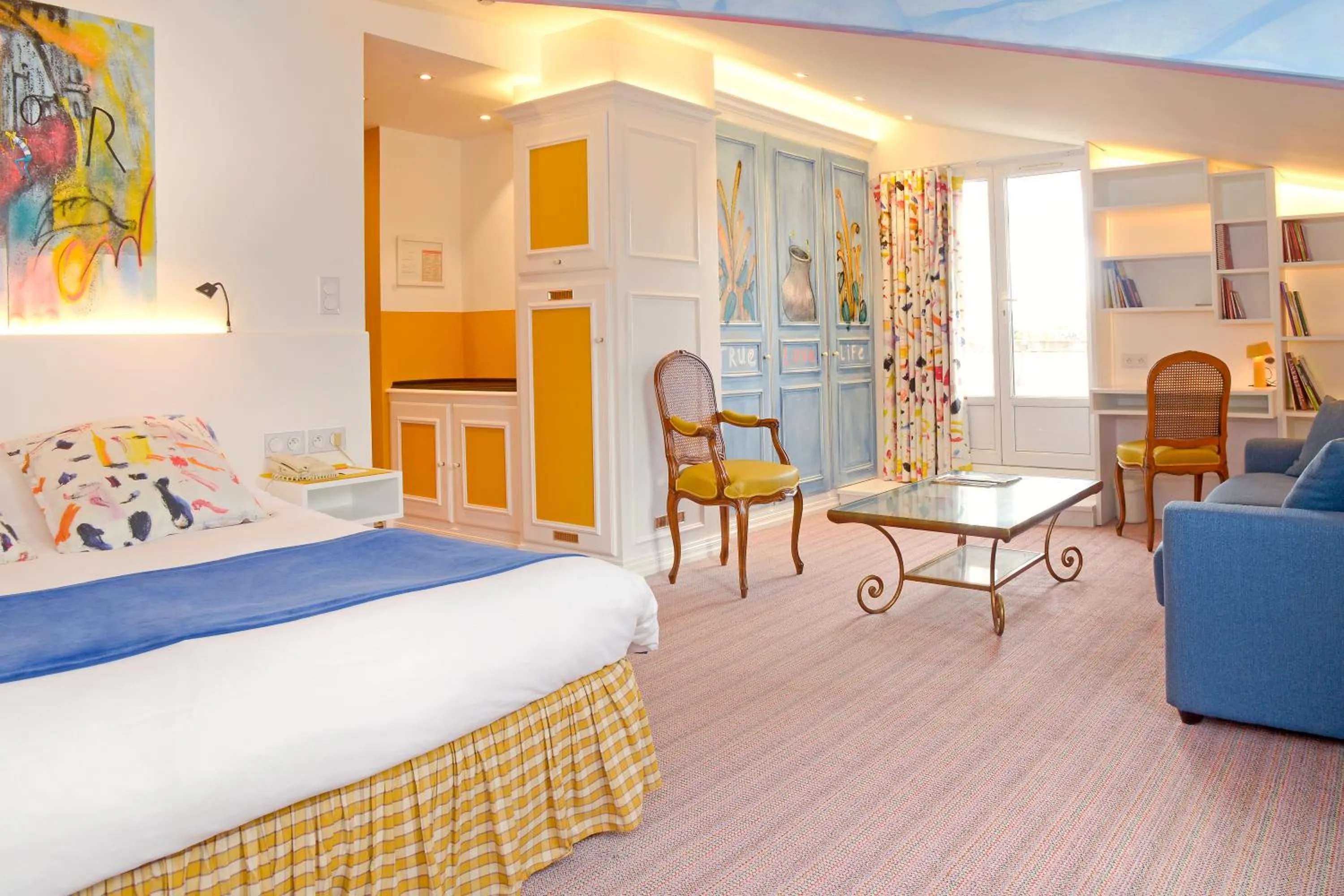 Bed in Hôtel L'Yeuse - Teritoria