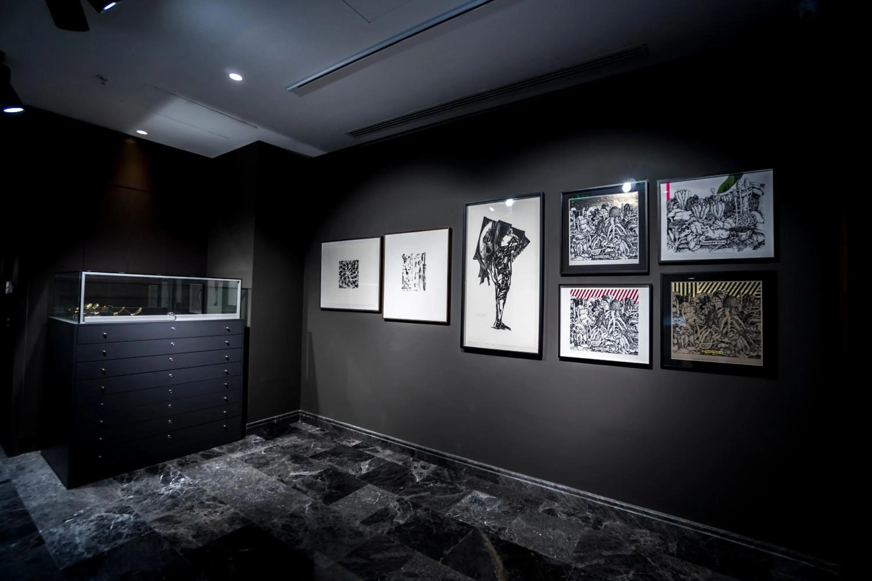 Decorative detail, Bed in Endless Art Hotel-Special Category