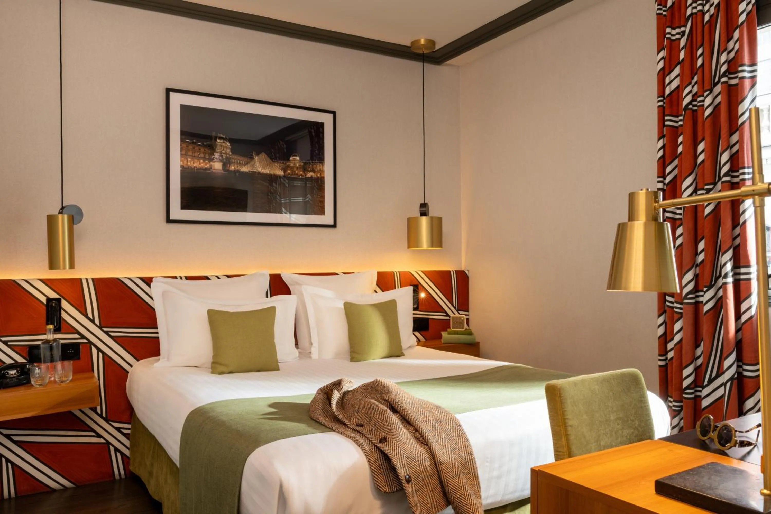 Bed in Hôtel Aoriste & Spa