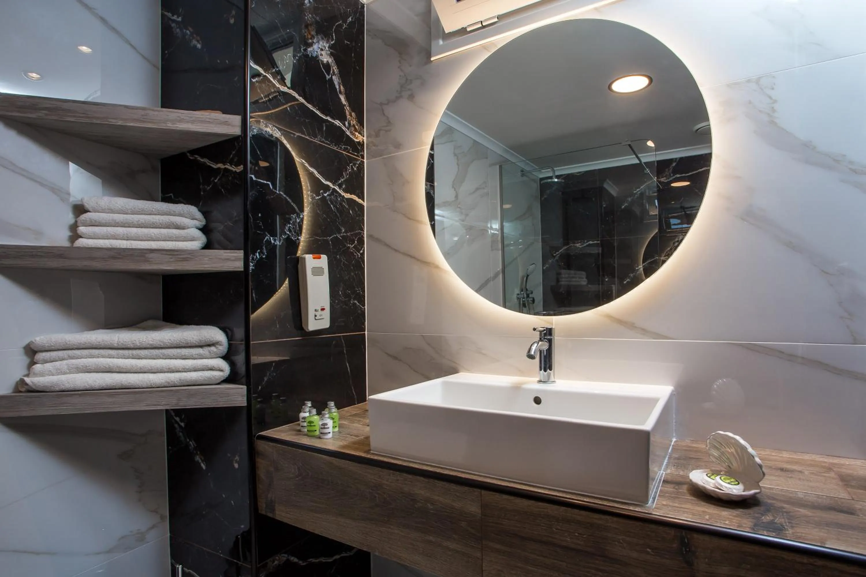 Bathroom in Lindos White Hotel & Suites