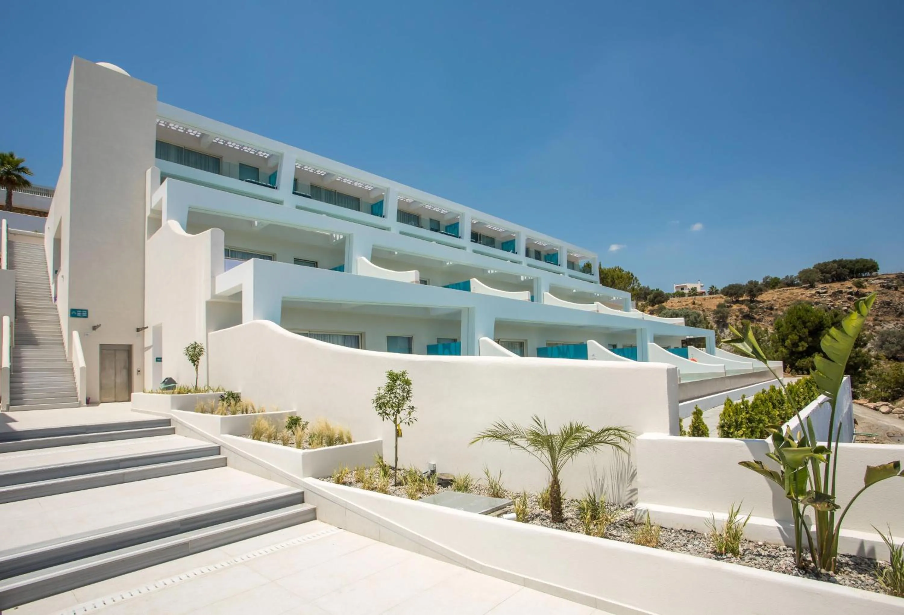 Property building in Lindos White Hotel & Suites