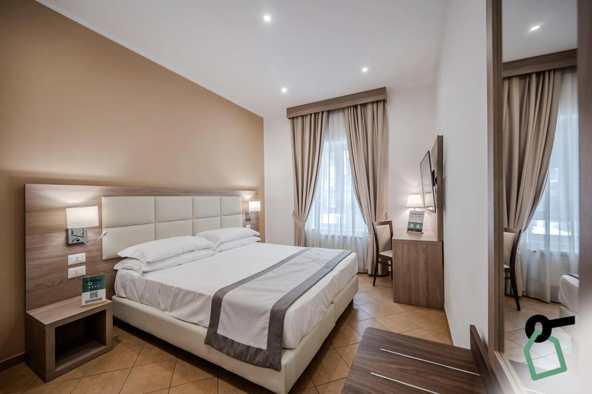 Bedroom, Bed in Residenza Scarlatti Napoli