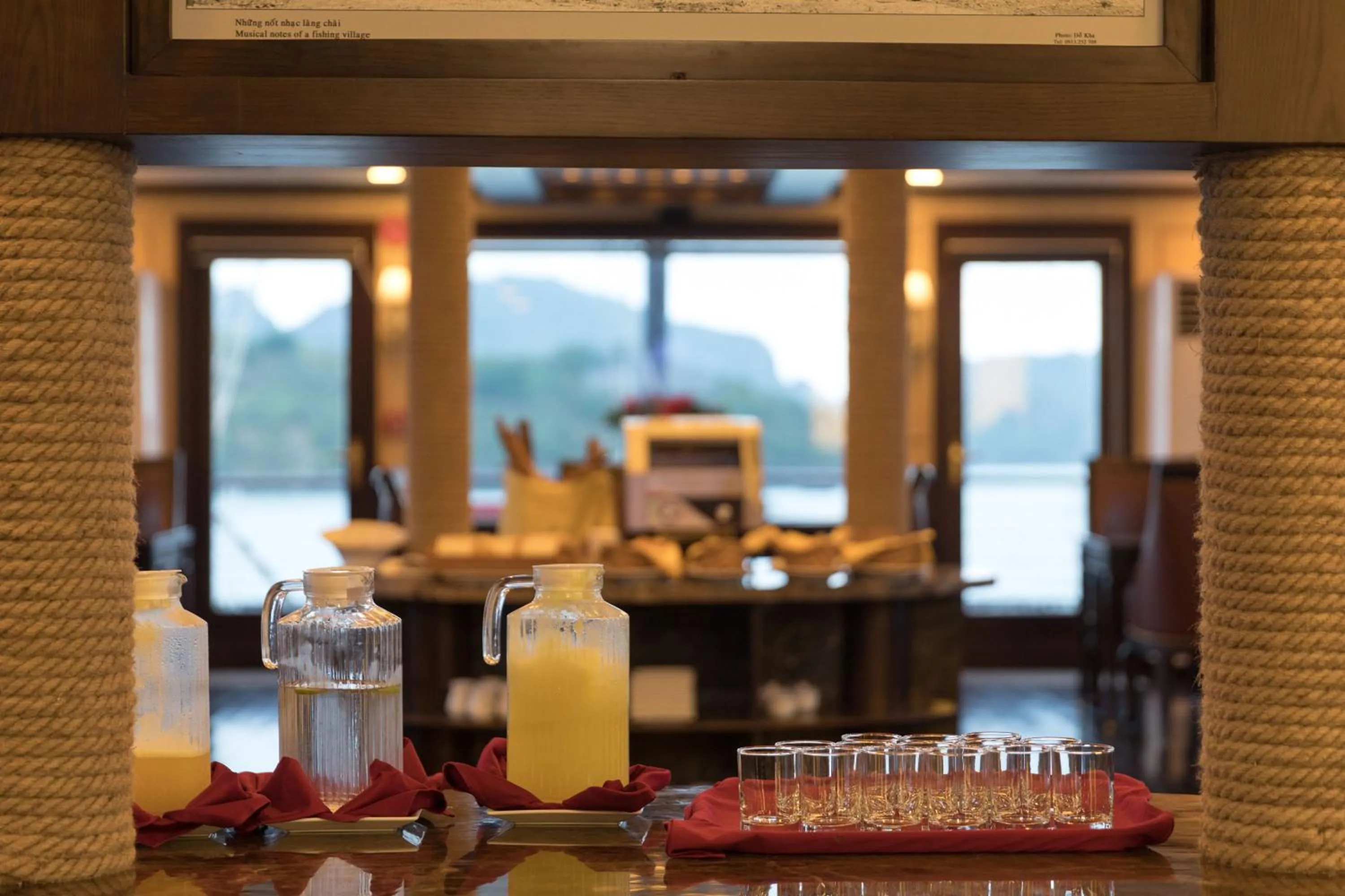 American breakfast in Orchid Trendy Cruise