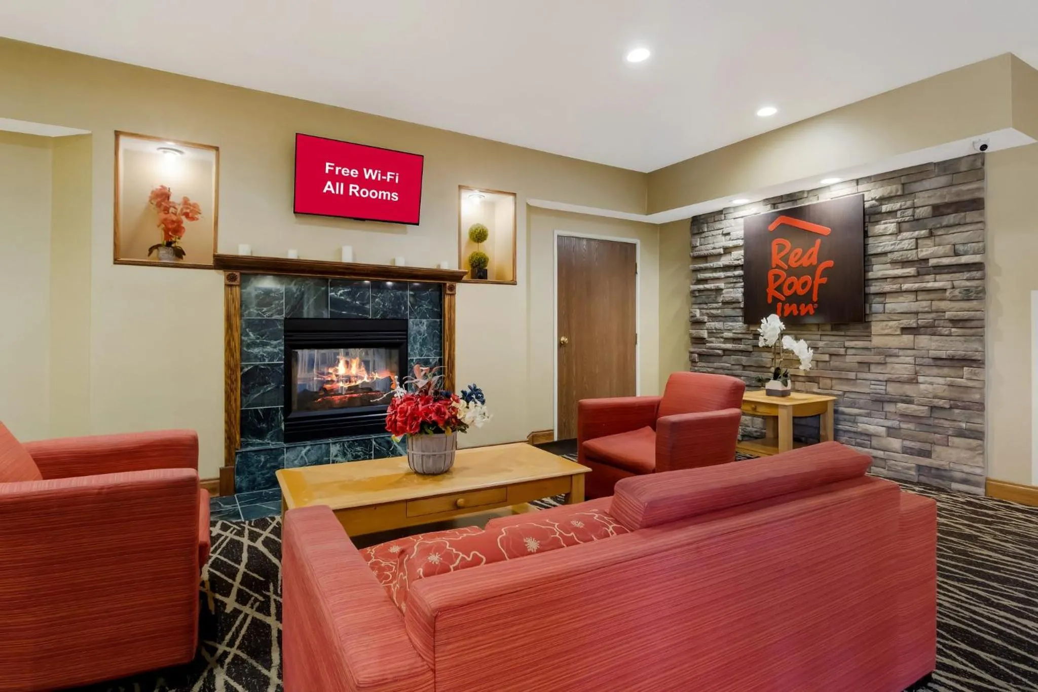 Lobby or reception in Red Roof Inn South Bend - Mishawaka