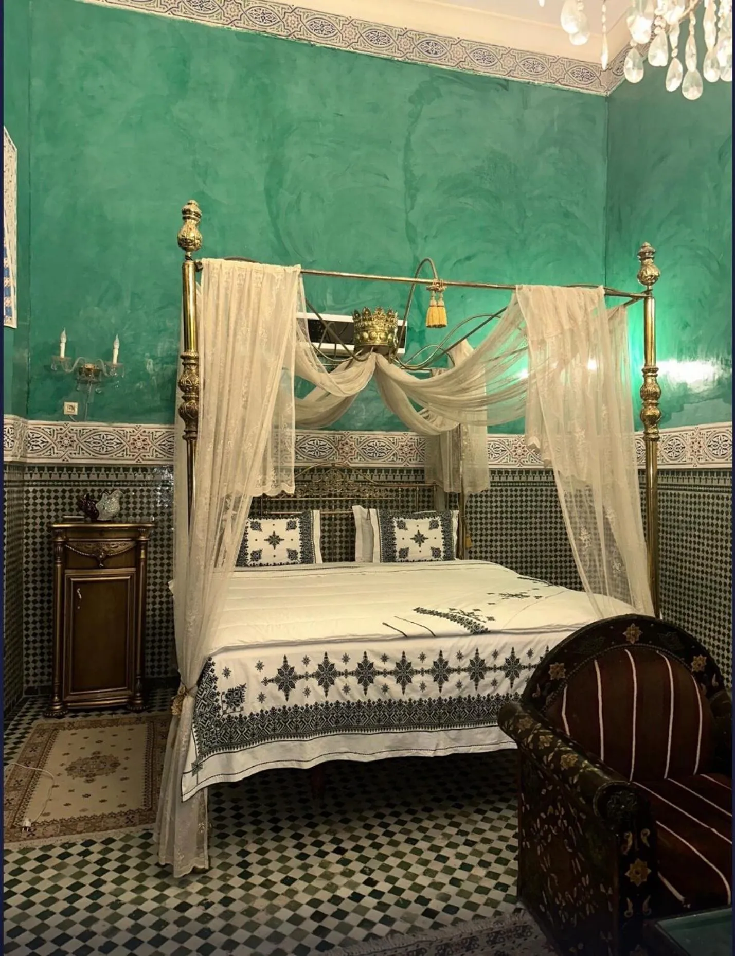 Bed in Palais AL Firdaous