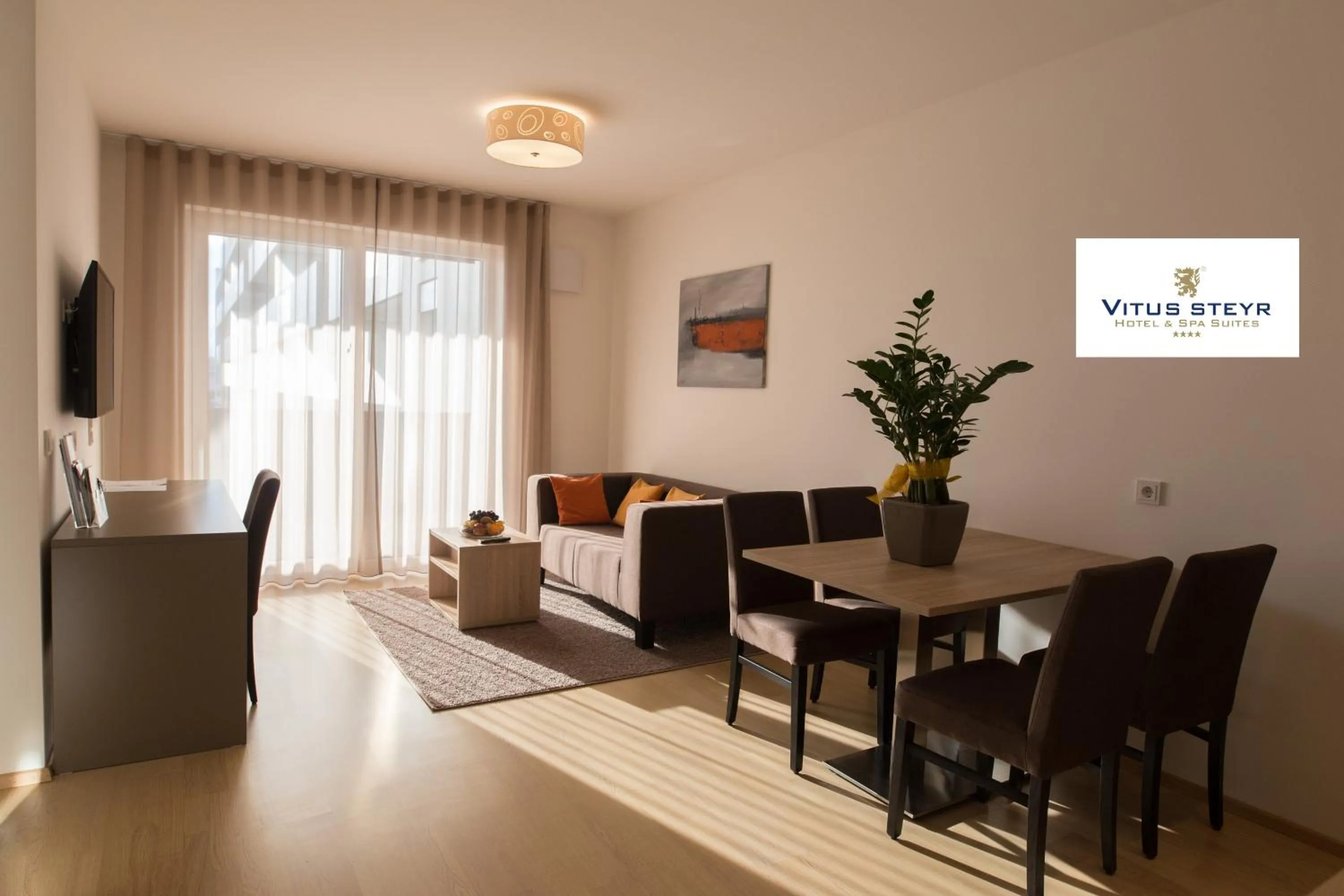 Living room in Vitus Steyr Hotel & SPA Suites