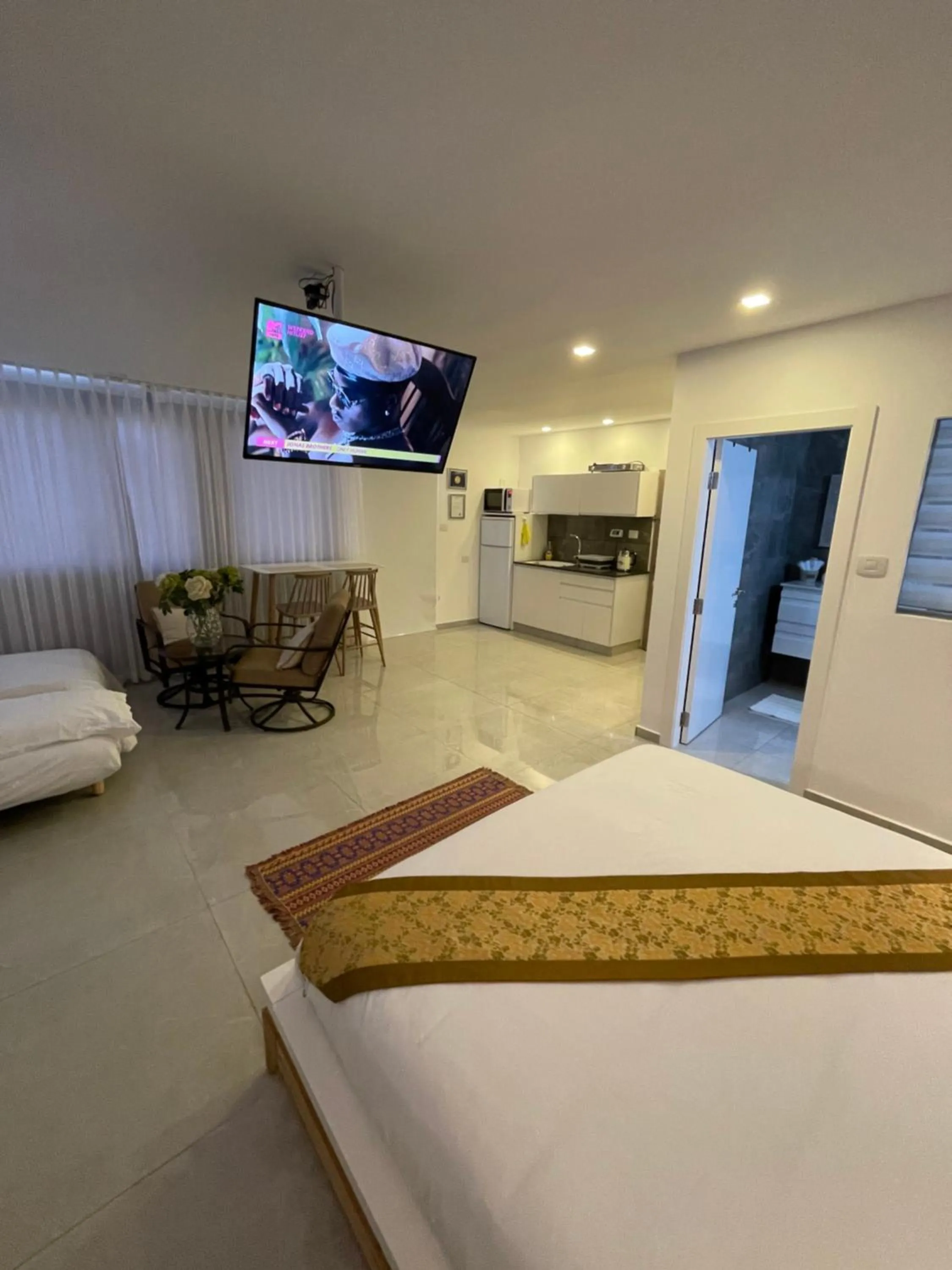 Bed in Presidential Penthouse