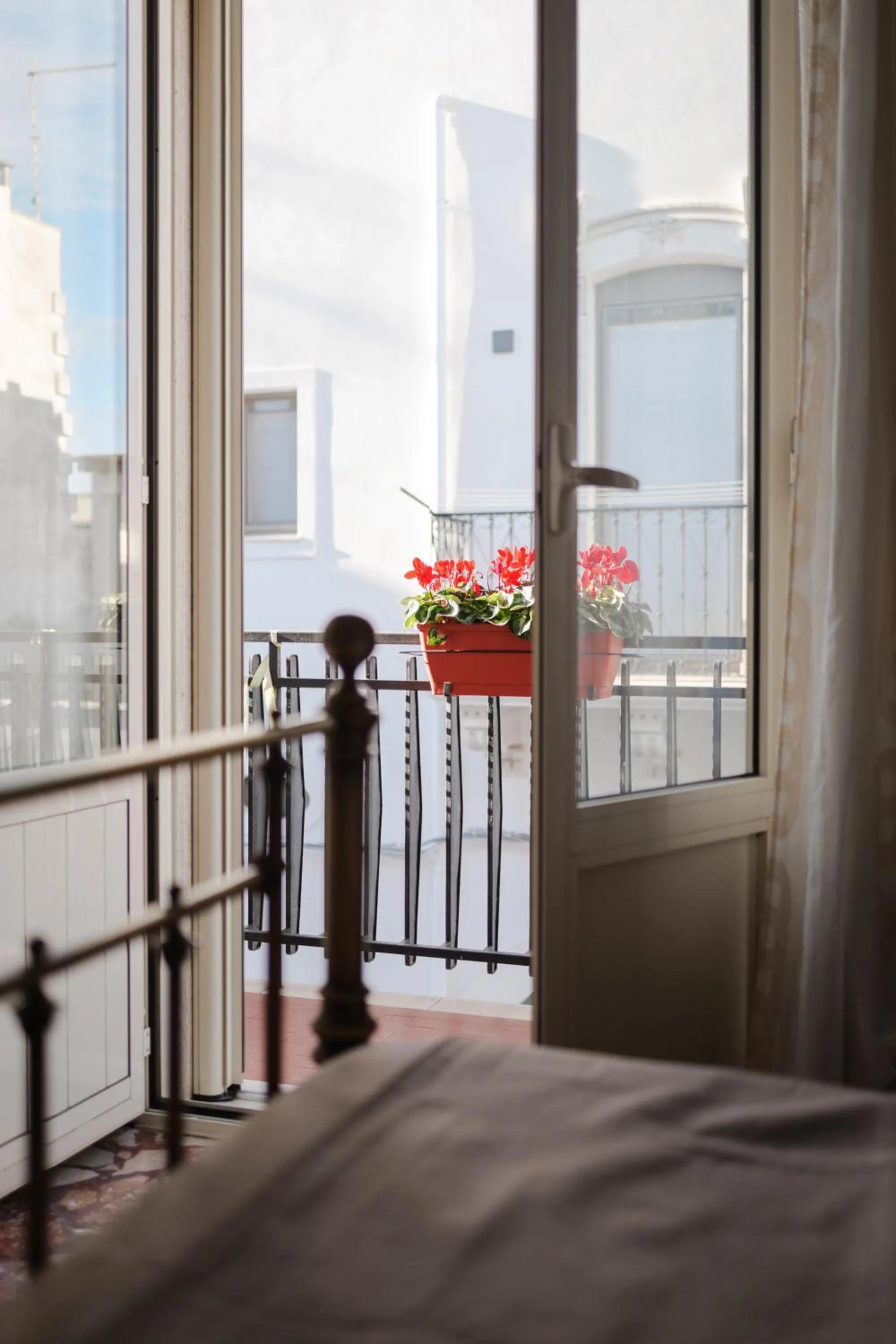 View (from property/room), Bed in BED&BREAD Piazza 'Nzegna