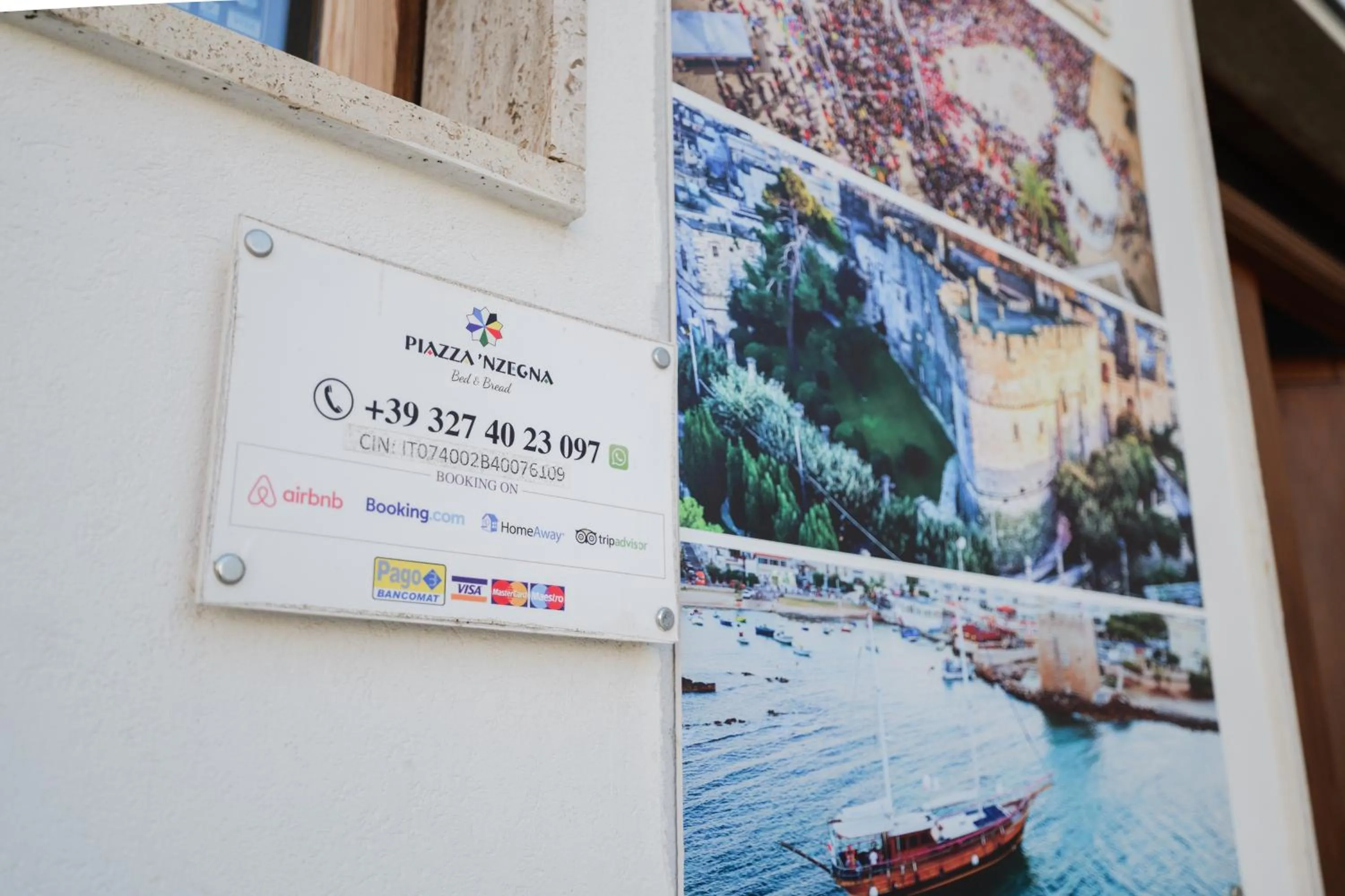 Property building in BED&BREAD Piazza 'Nzegna