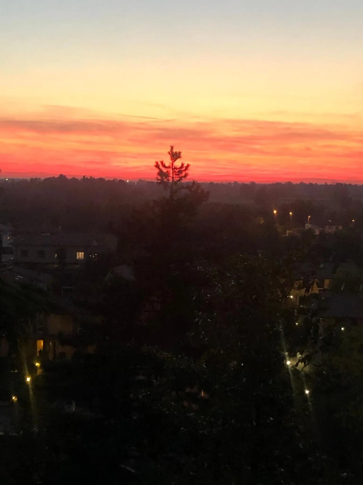 Sunset in Villa House and Garden B&B