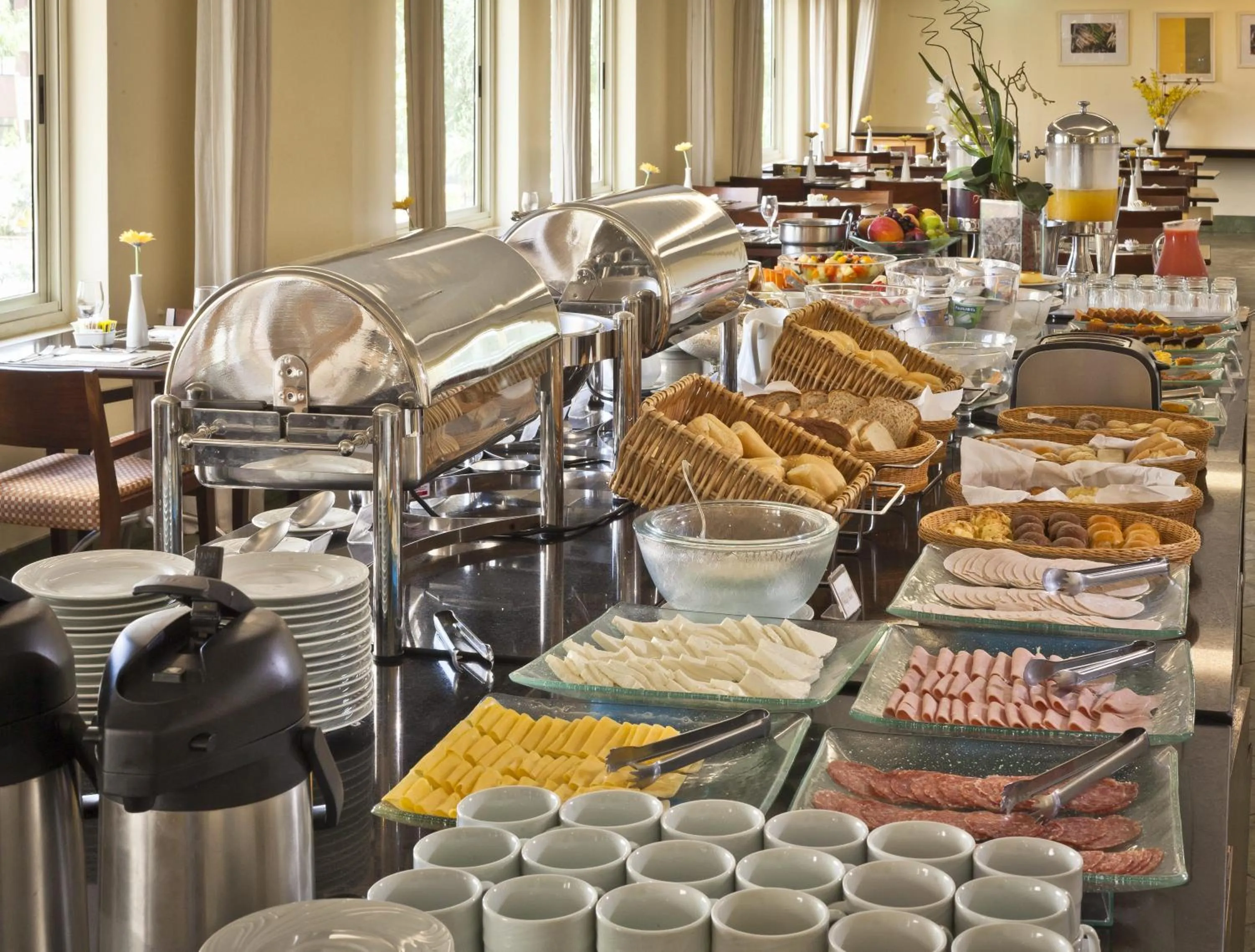 Buffet breakfast in Bourbon Residence Barra da Tijuca - Rio de Janeiro