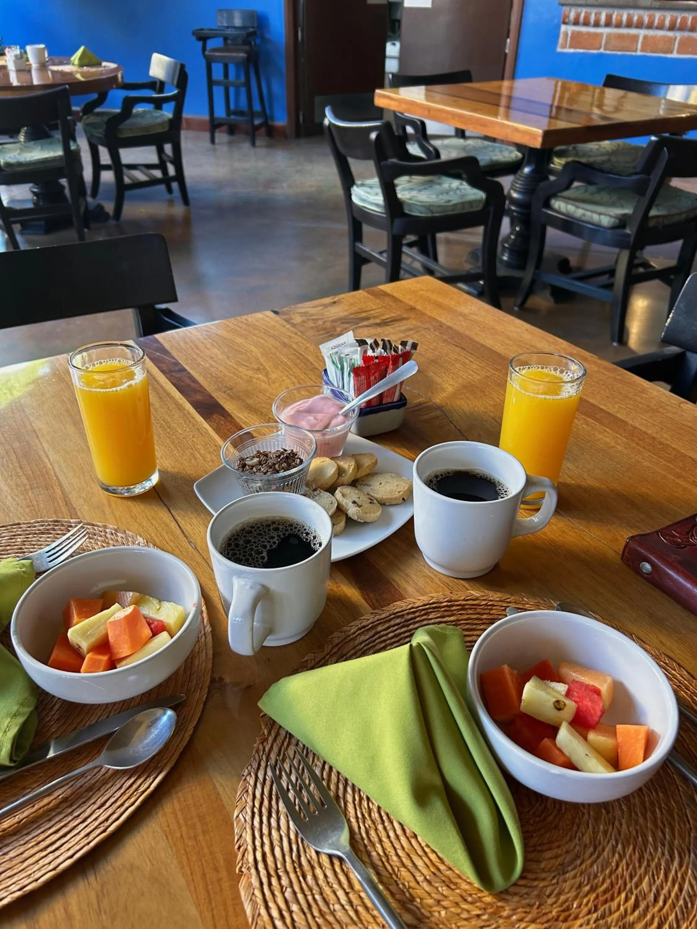 Breakfast in La Villa del Ensueno Boutique Hotel