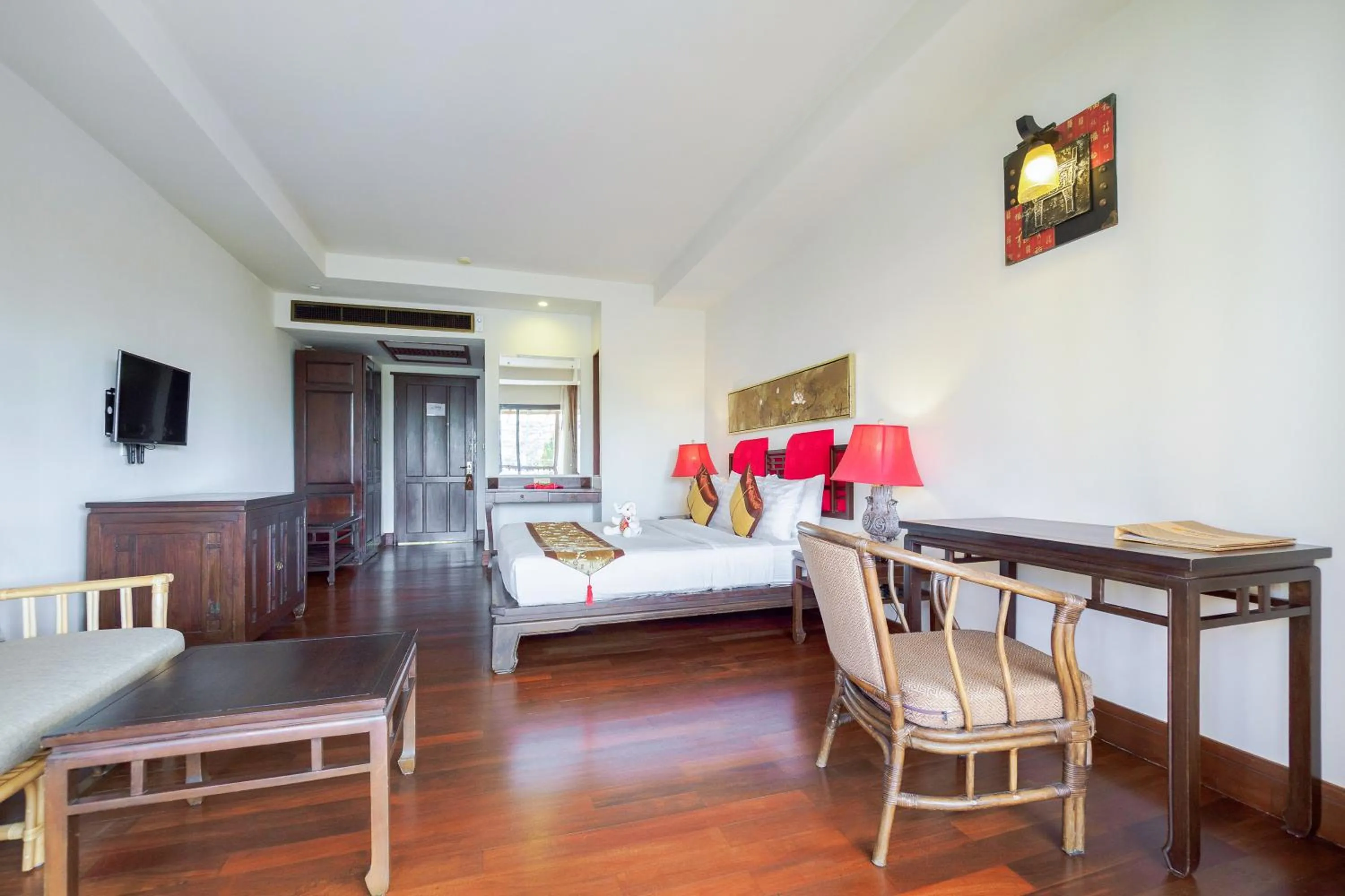 Bedroom, Bed in Khaolak Oriental Resort - Adult Only