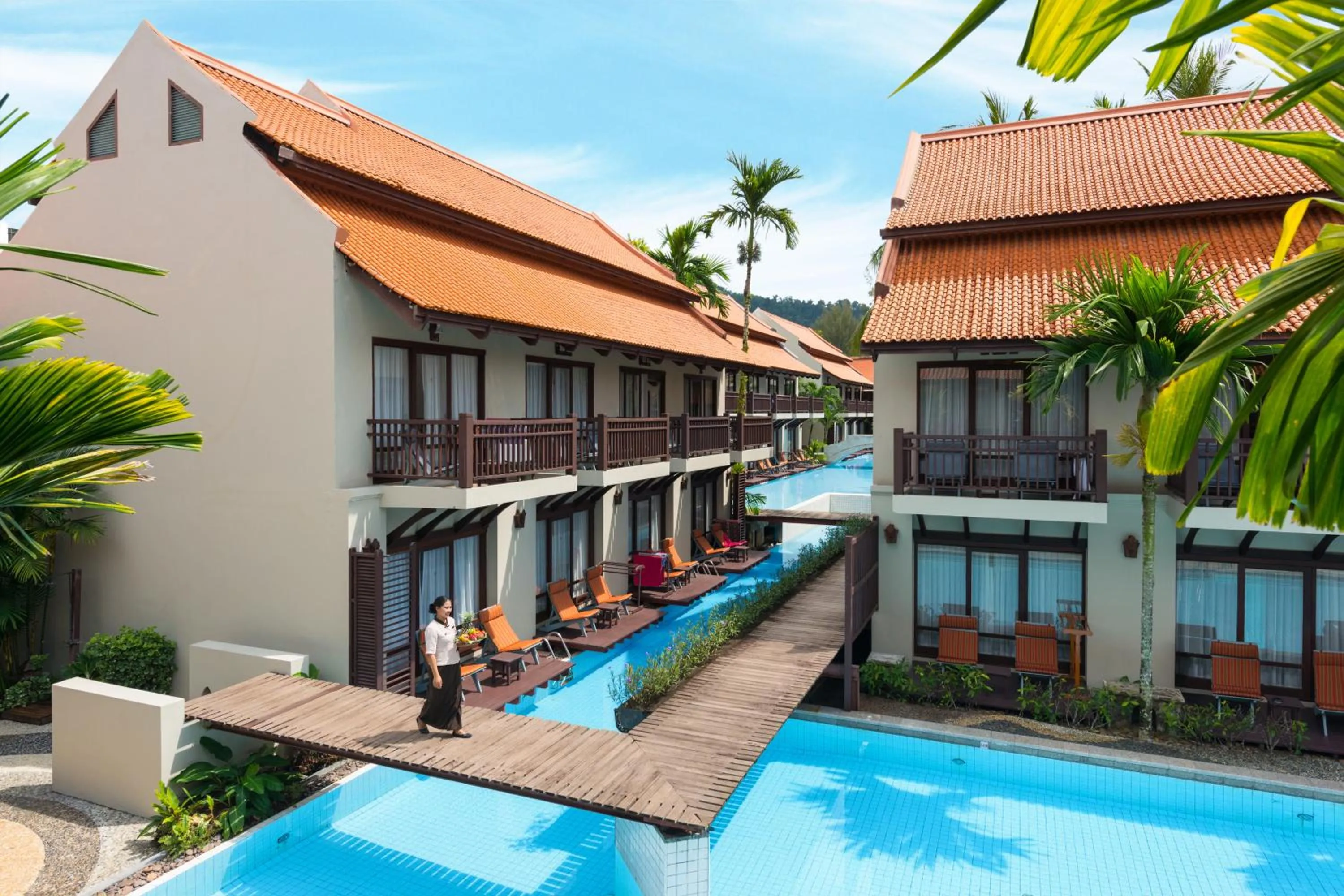 Swimming pool in Khaolak Oriental Resort - Adult Only