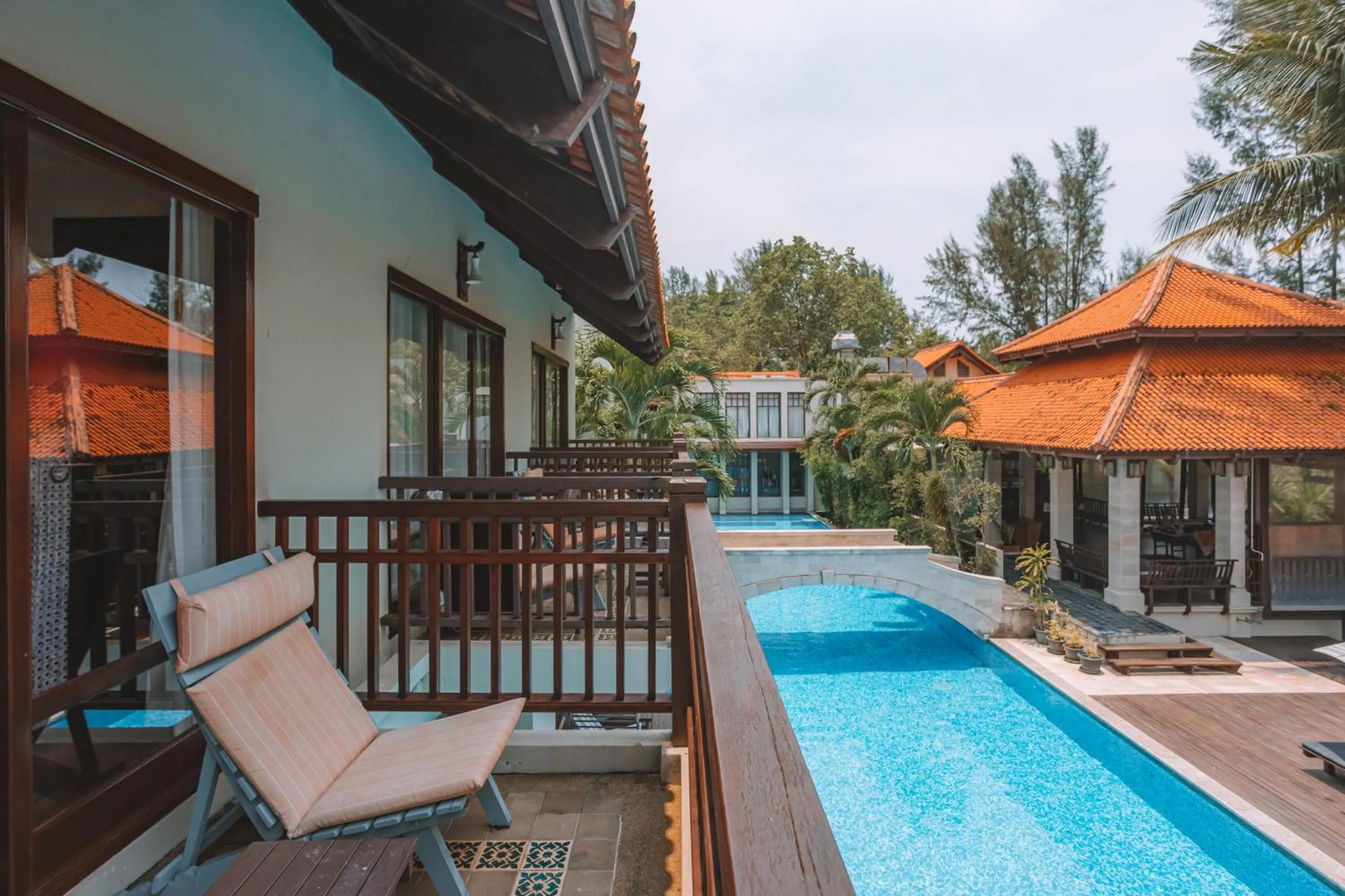 Balcony/Terrace in Khaolak Oriental Resort - Adult Only