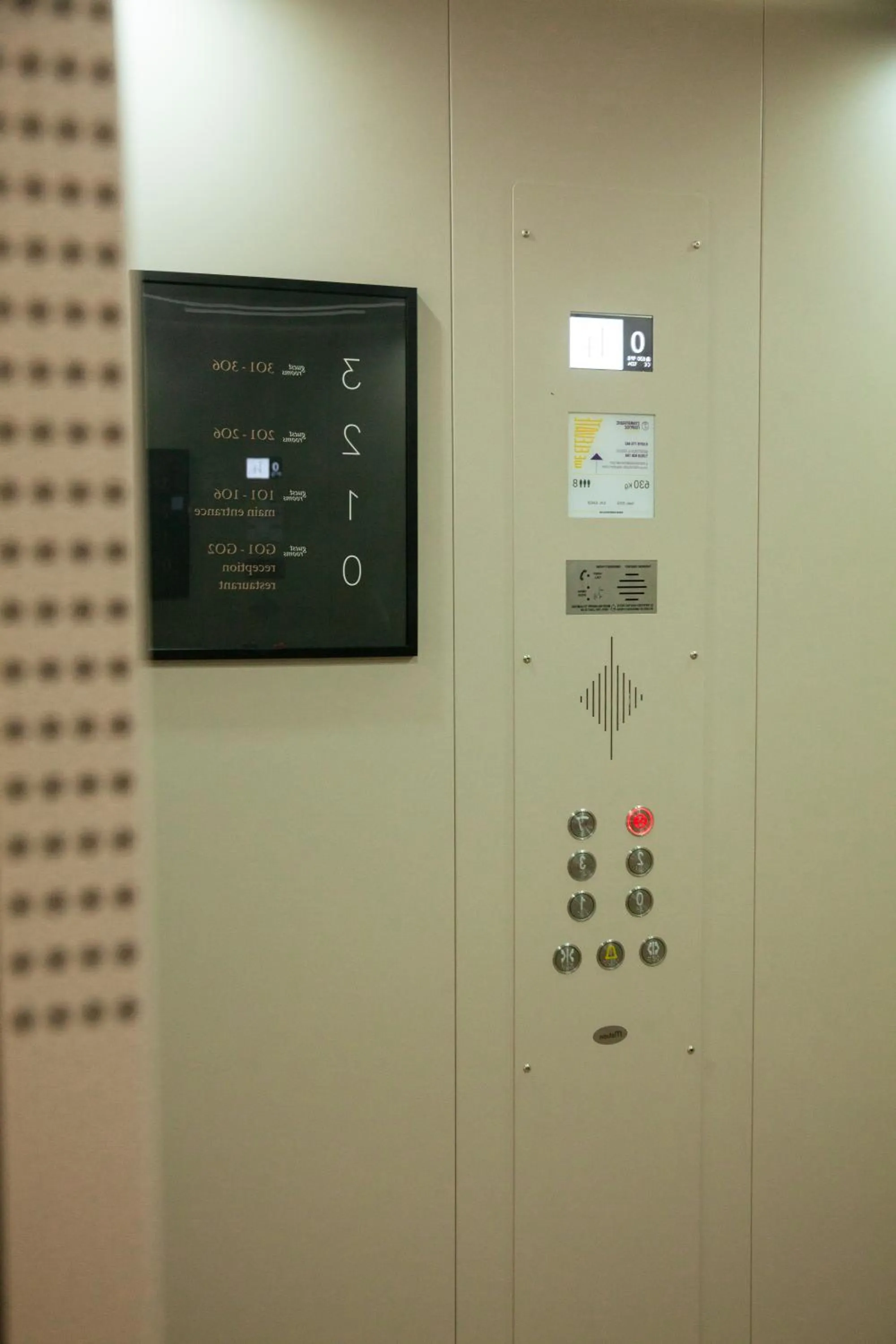 elevator in Akti Hotel Kavala