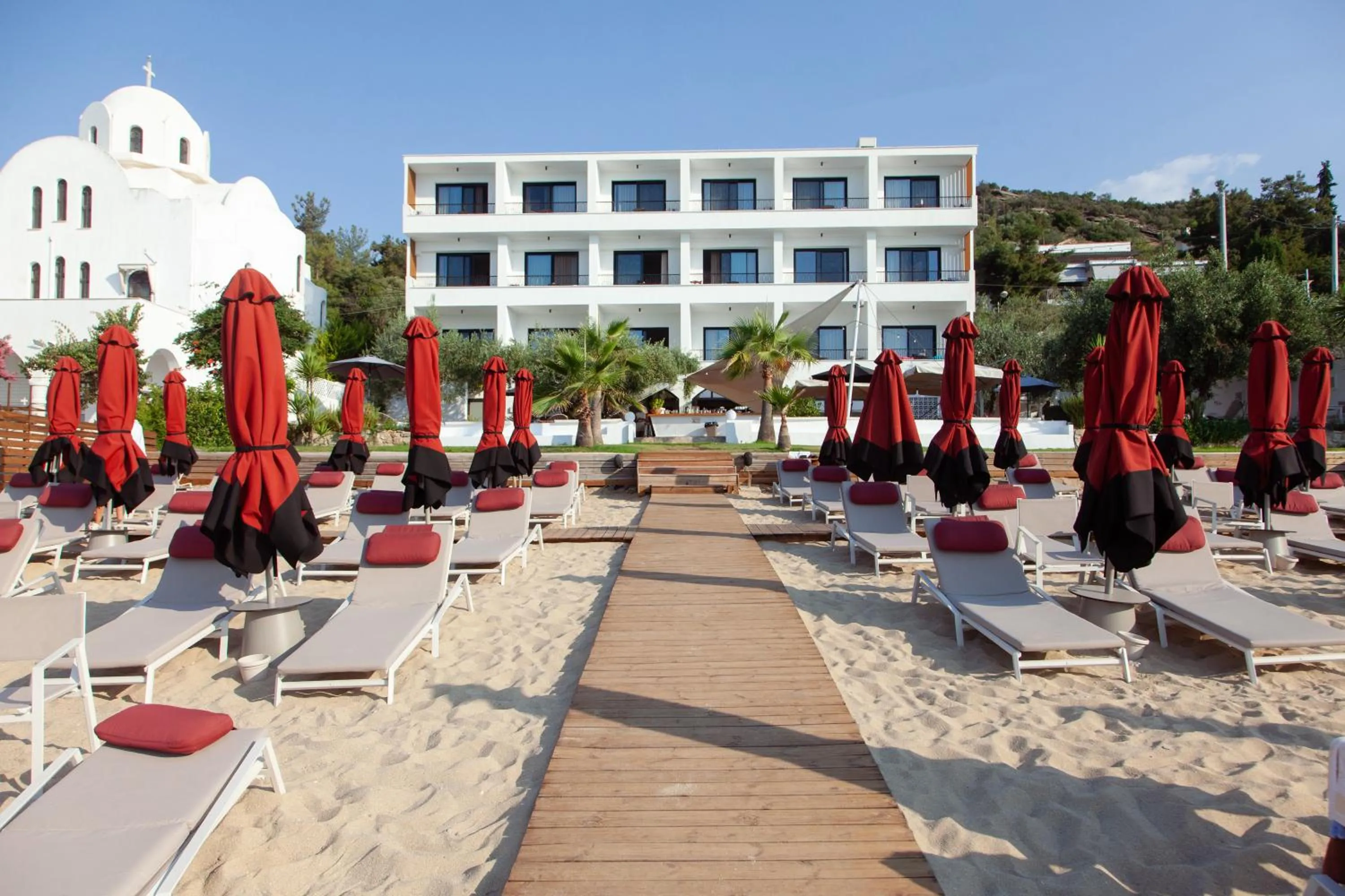 Beach in Akti Hotel Kavala