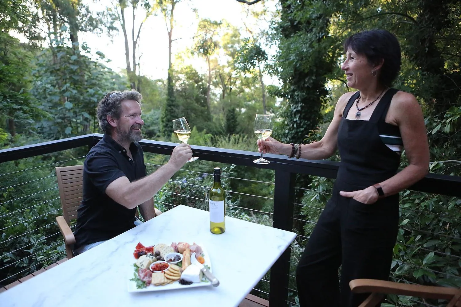 group of guests in Holly Lodge