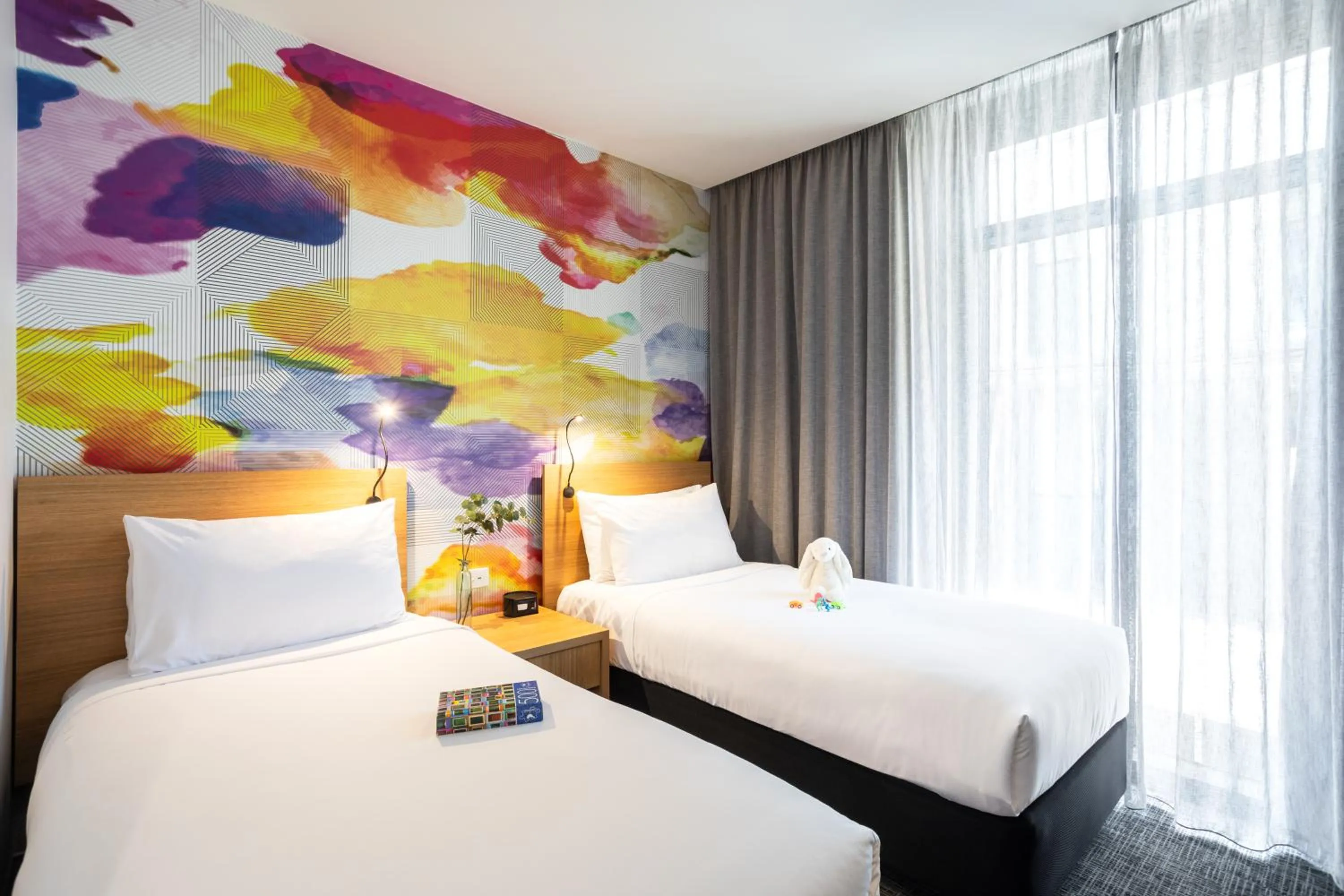 Bed in Ibis Styles Hobart