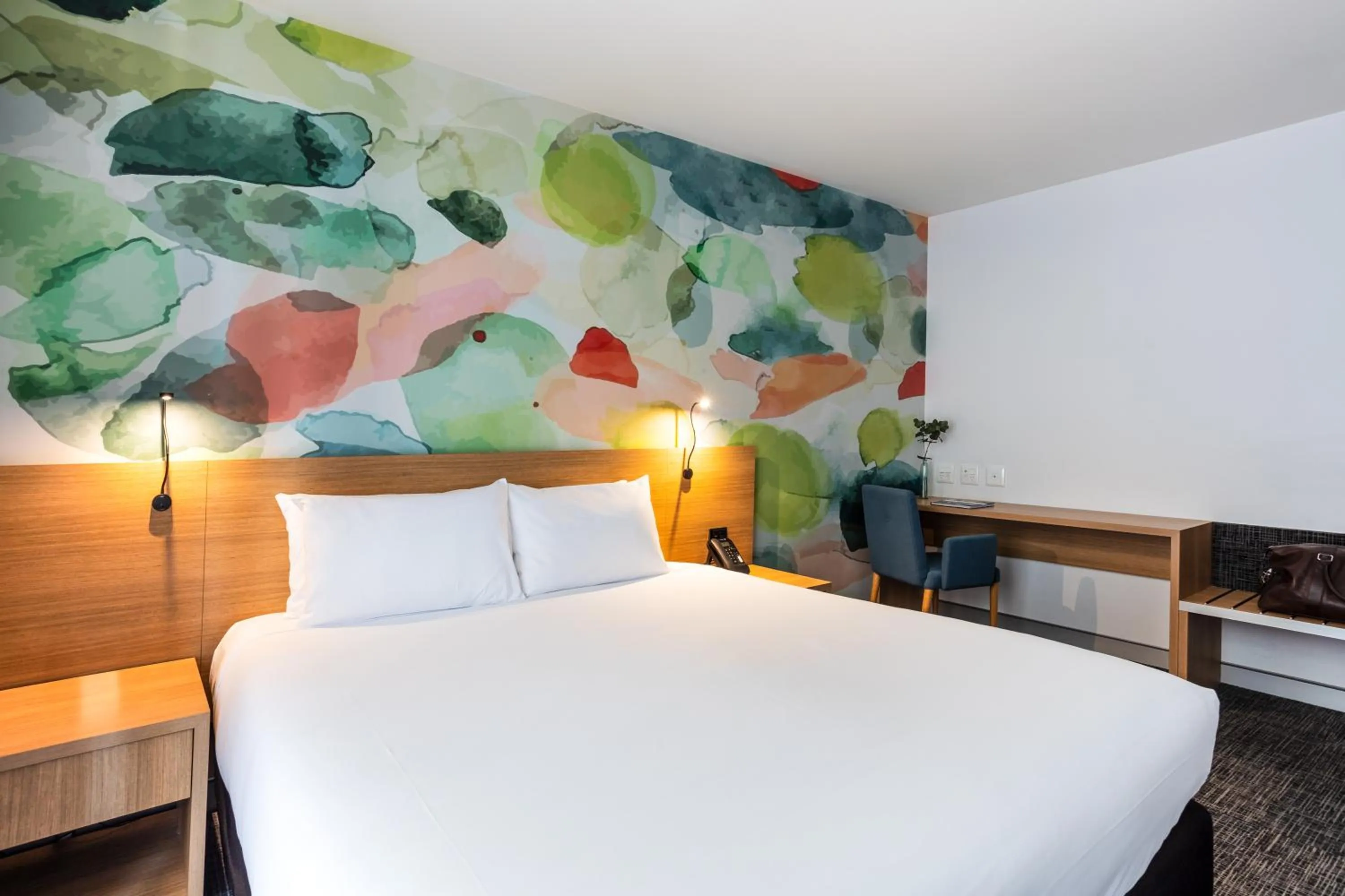 Bed in Ibis Styles Hobart