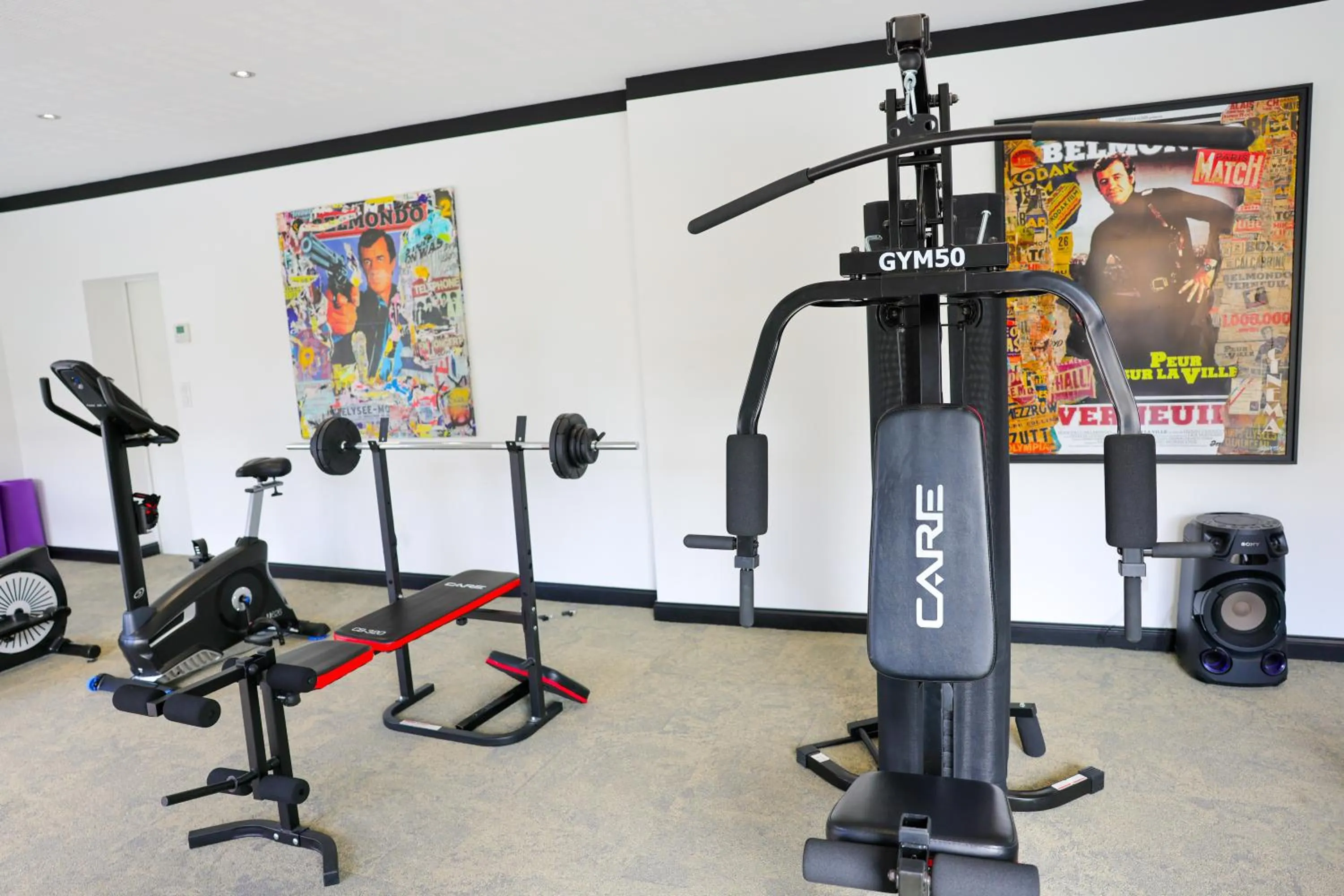 Fitness centre/facilities in Hôtel L'Abbaye