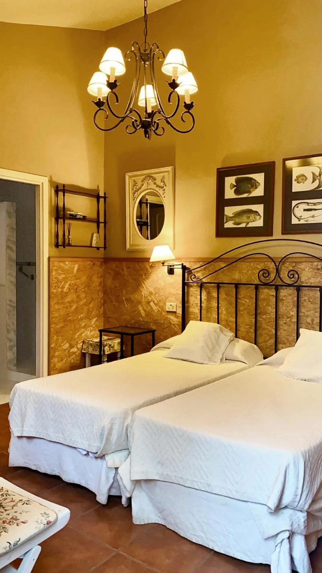 Bed in Casa Rural Malpais Trece