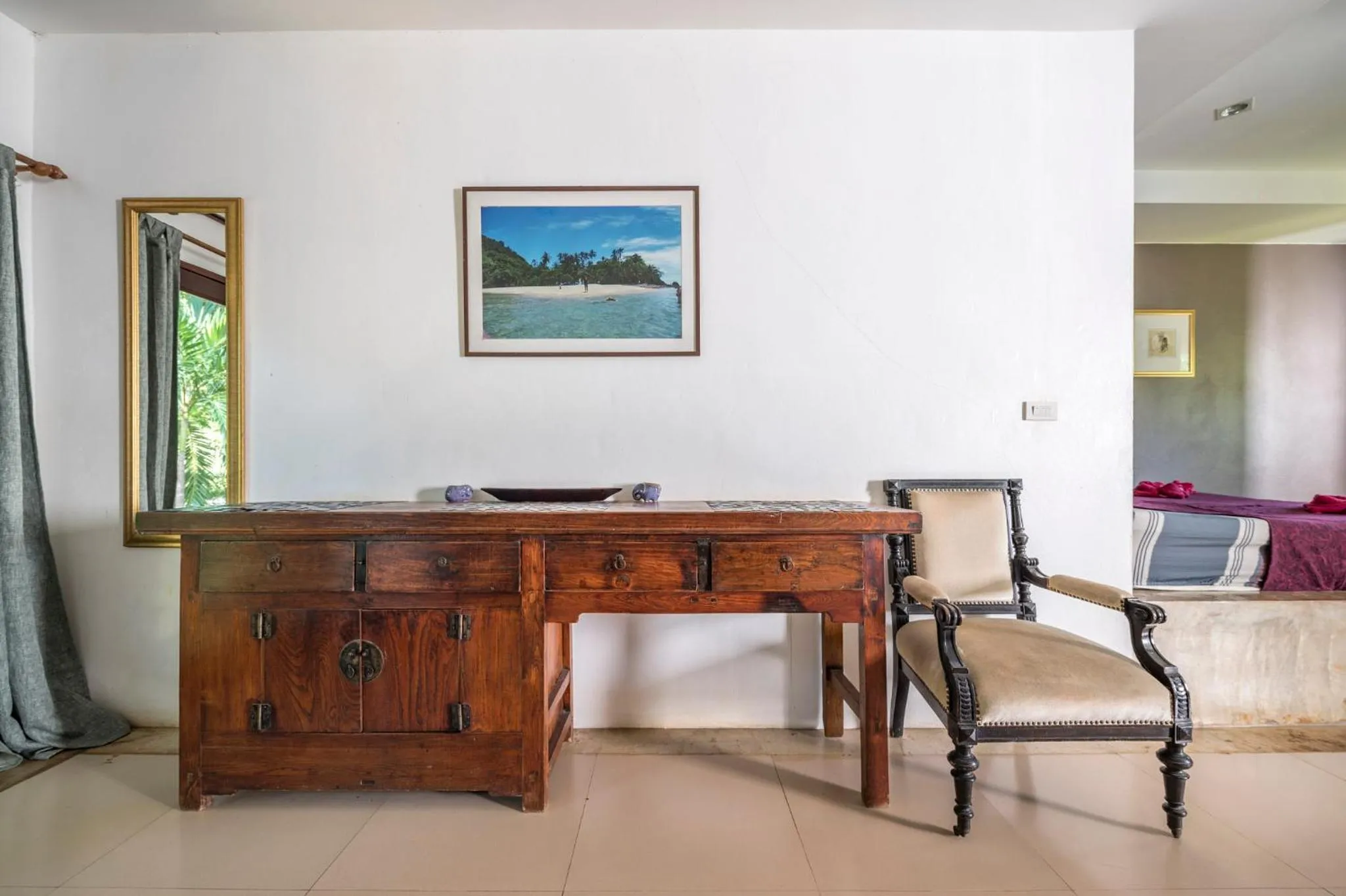 Living room in Good Time Sports Village Koh Mak