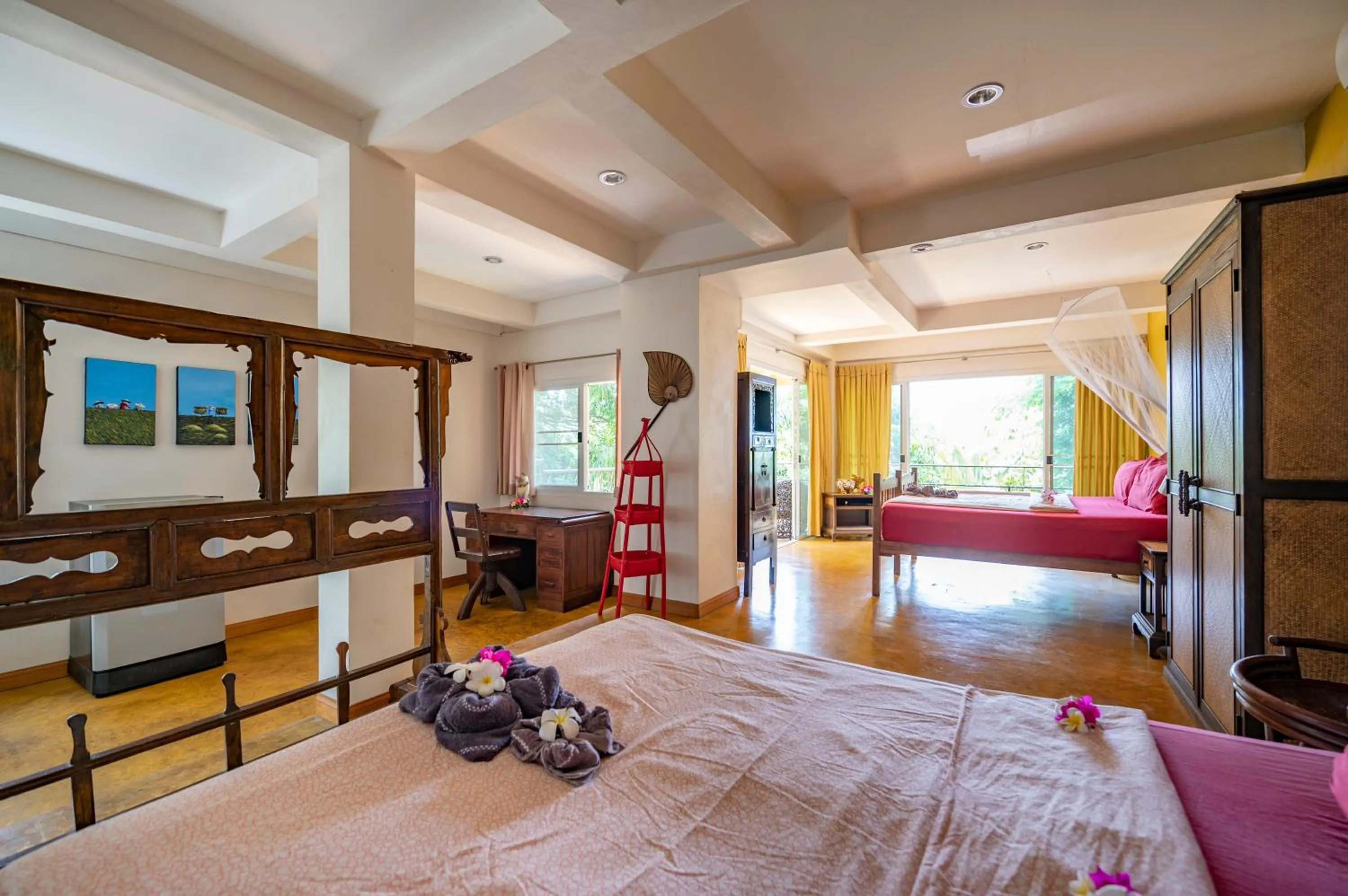 Bed in Good Time Sports Village Koh Mak