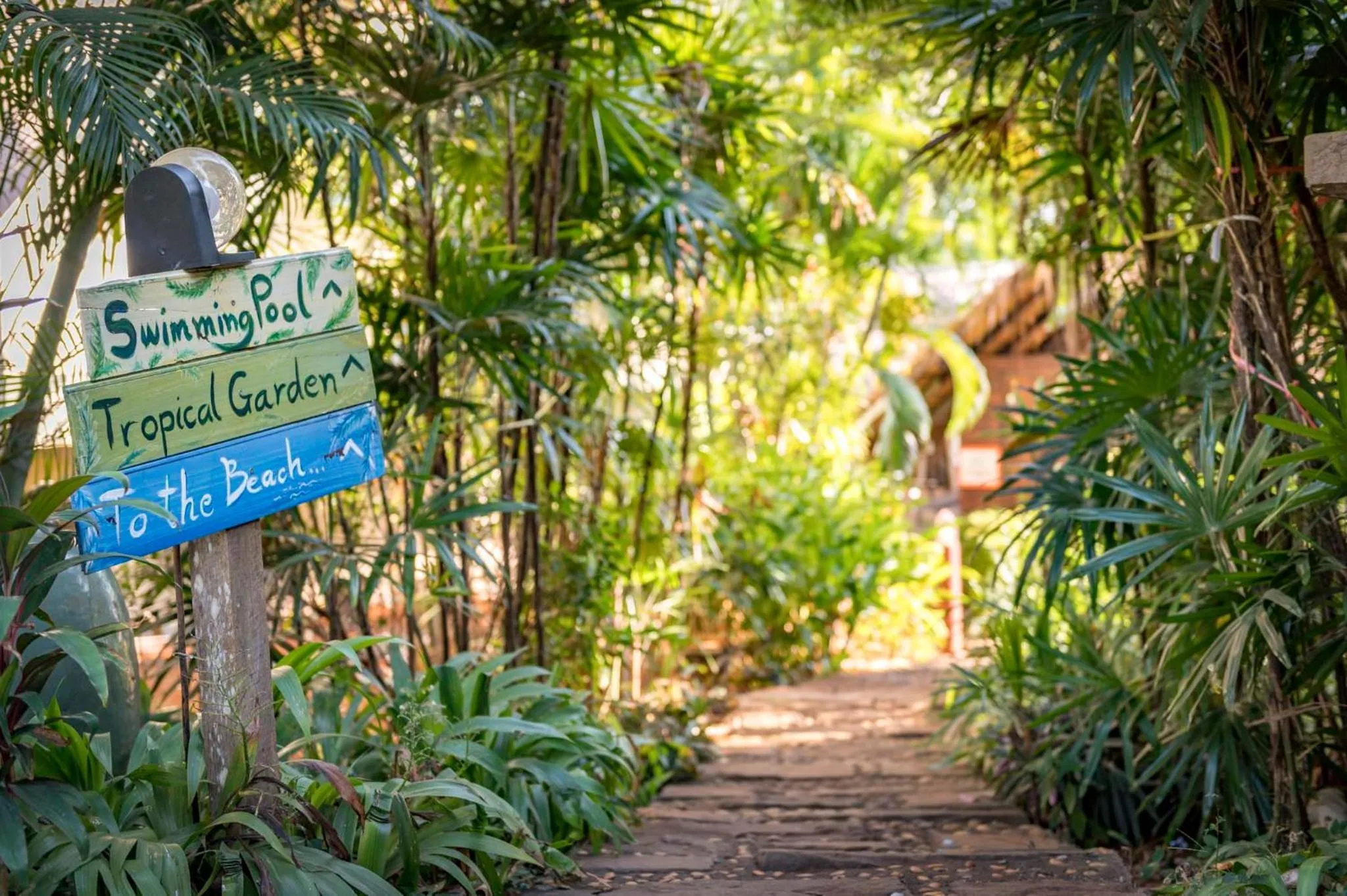 Garden in Good Time Sports Village Koh Mak
