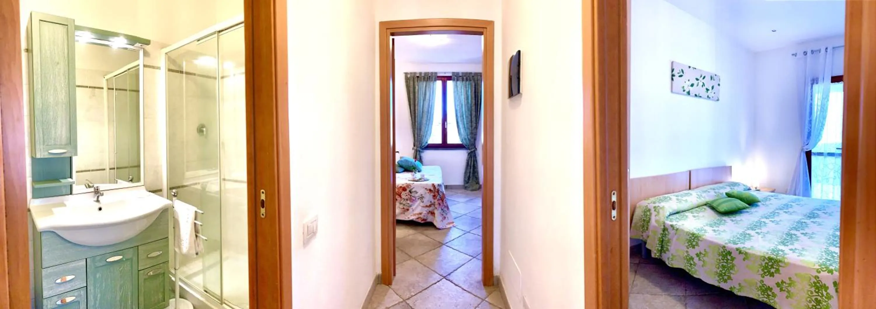 Bathroom, Bed in Casa in Maremma Tuscany Village