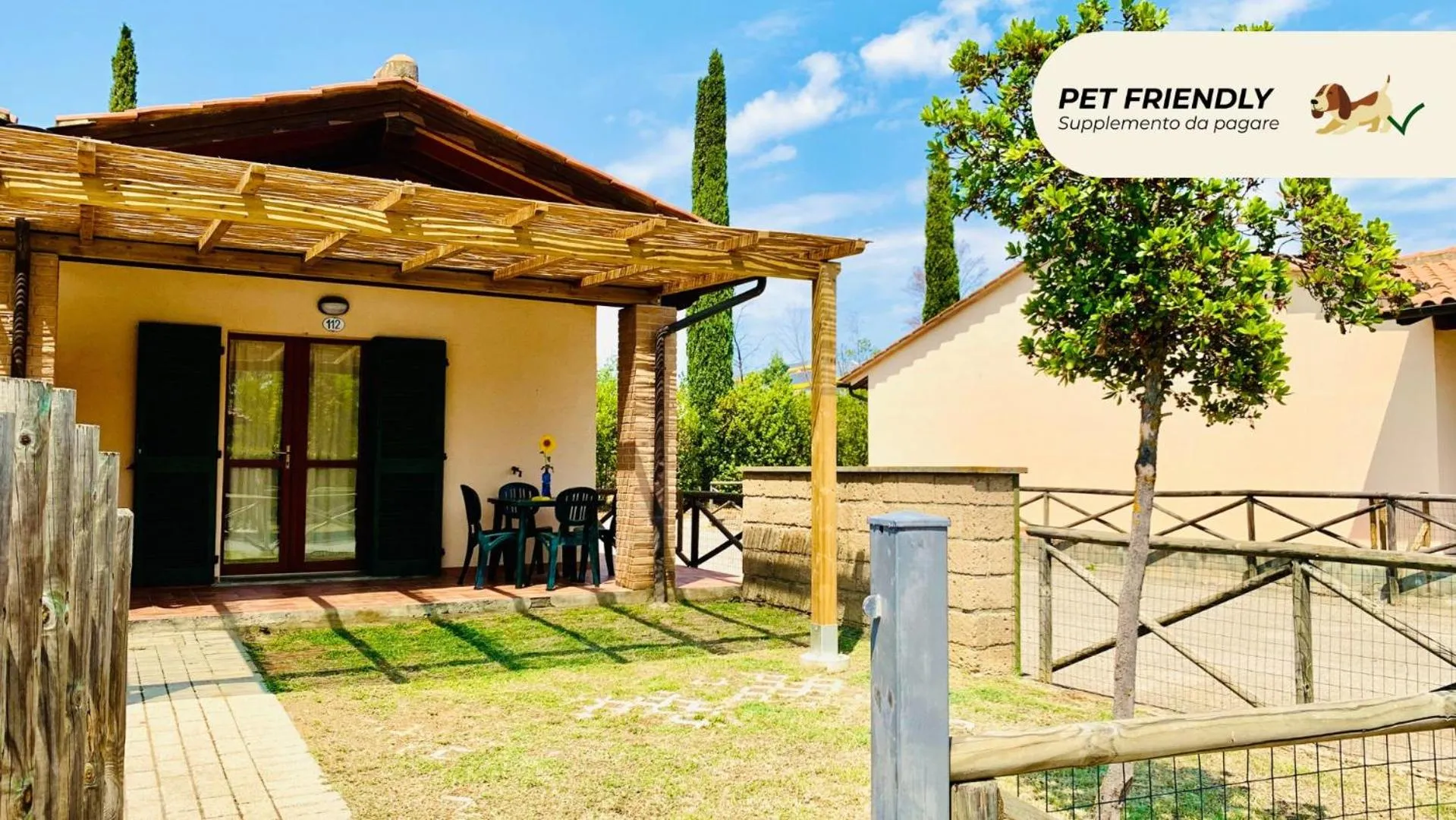 Garden view in Casa in Maremma Tuscany Village