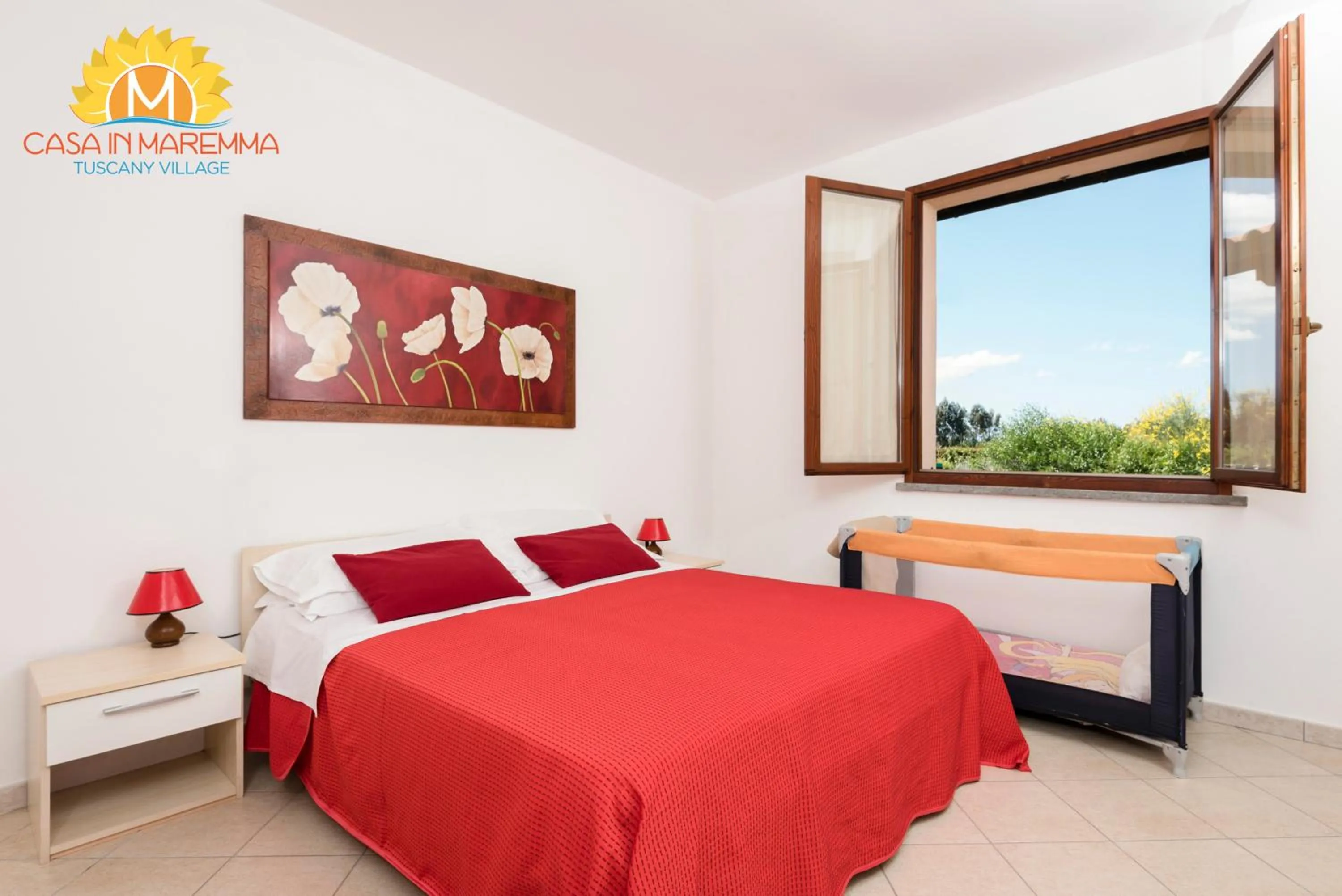 Bed in Casa in Maremma Tuscany Village