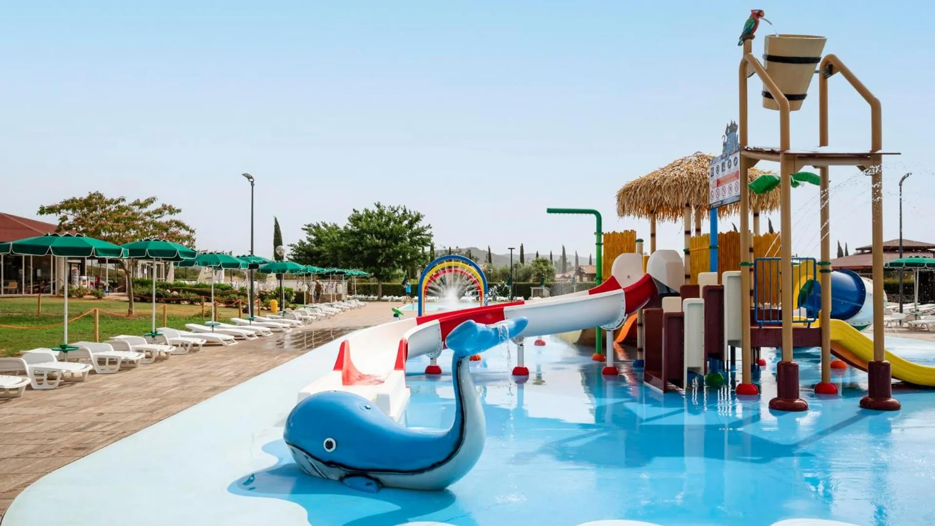 Children play ground in Casa in Maremma Tuscany Village