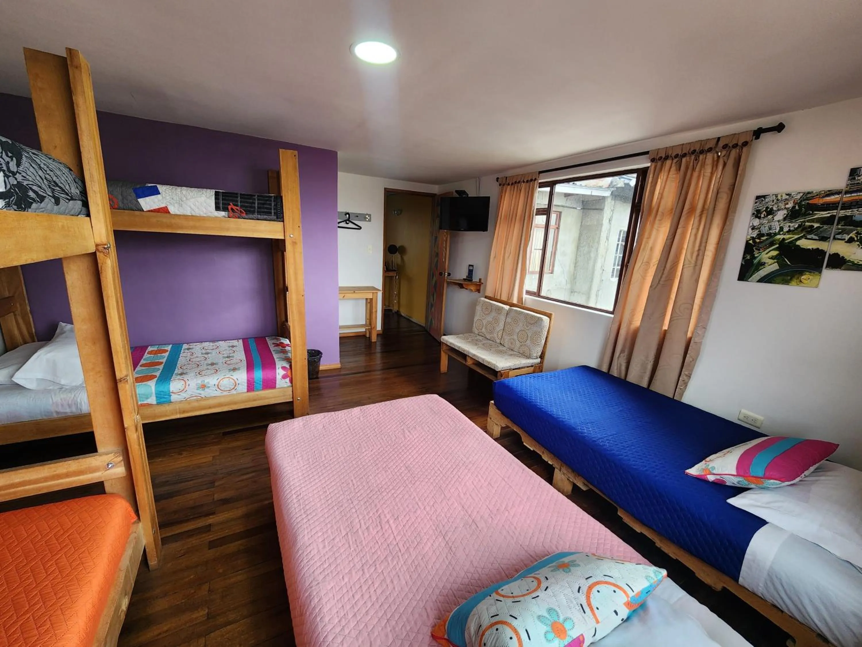 Bed in Hostal Triangulo del Café