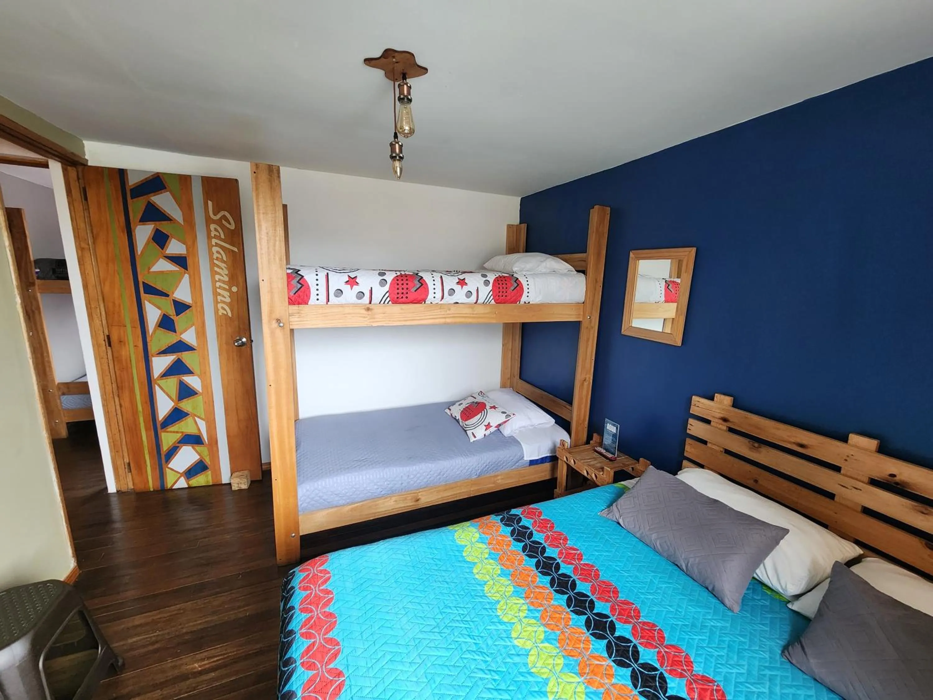 Bed in Hostal Triangulo del Café